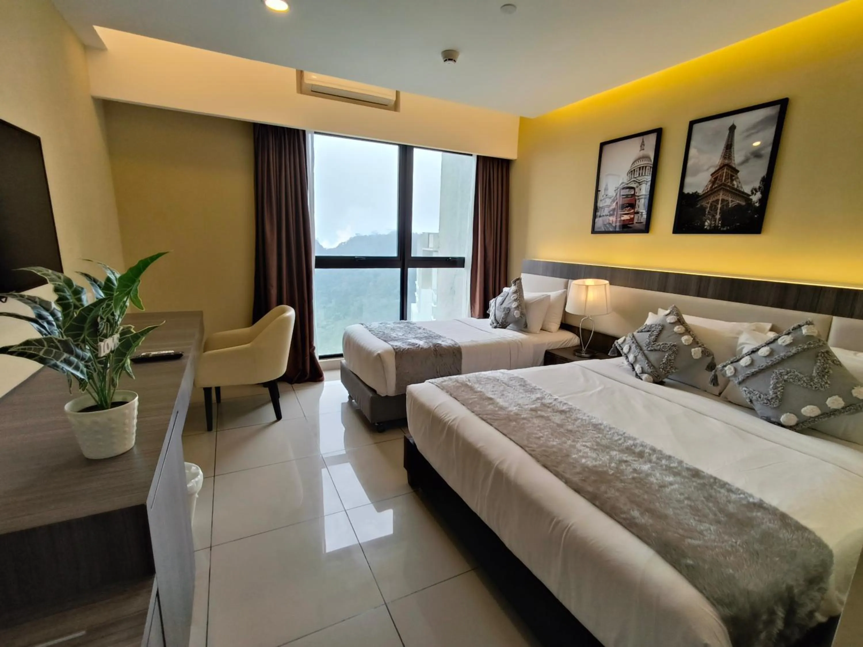 Bed in Emerald Homes Cozy Homestay at Ion Delemen Genting Highlands