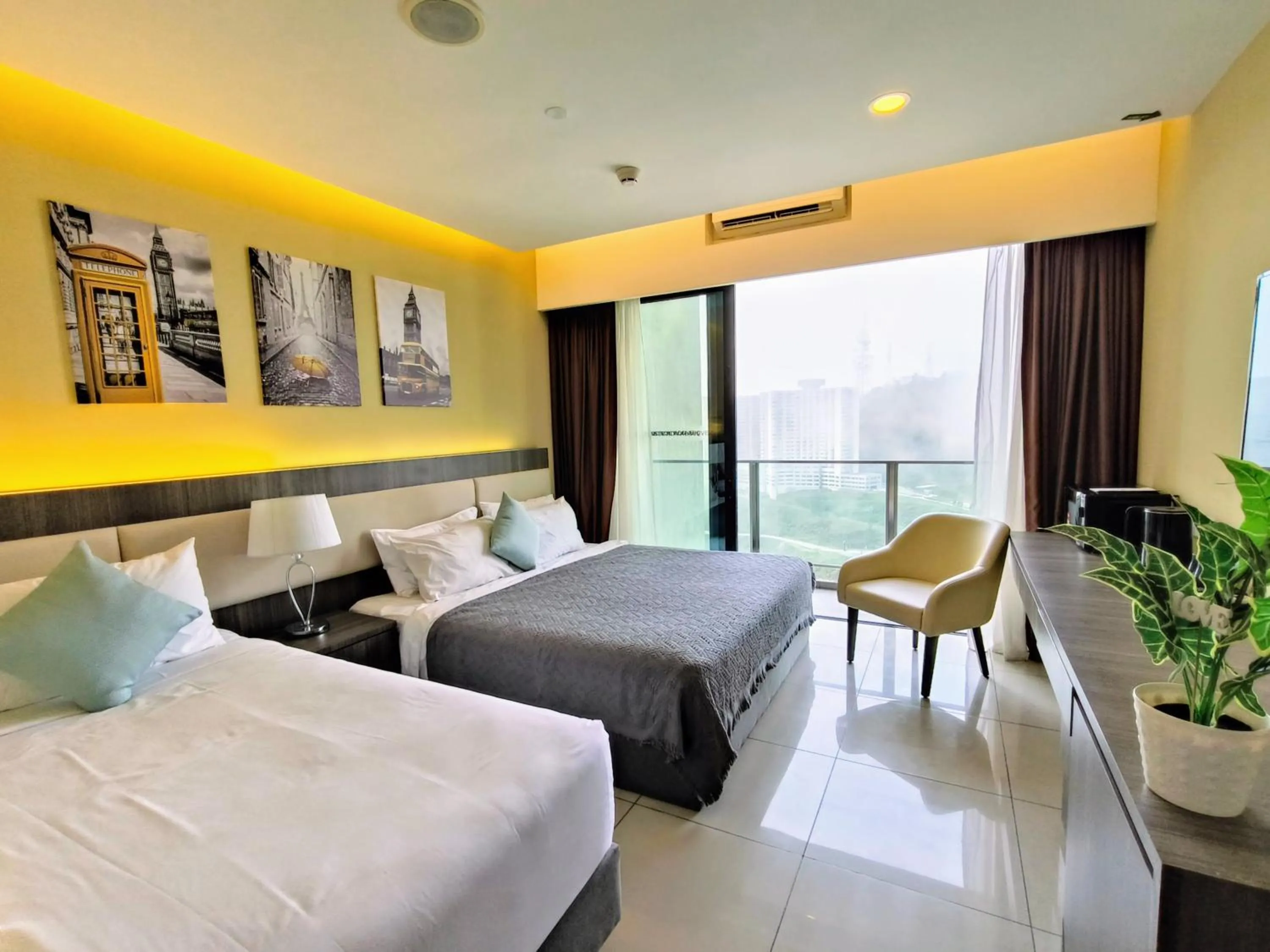 Bed in Emerald Homes Cozy Homestay at Ion Delemen Genting Highlands