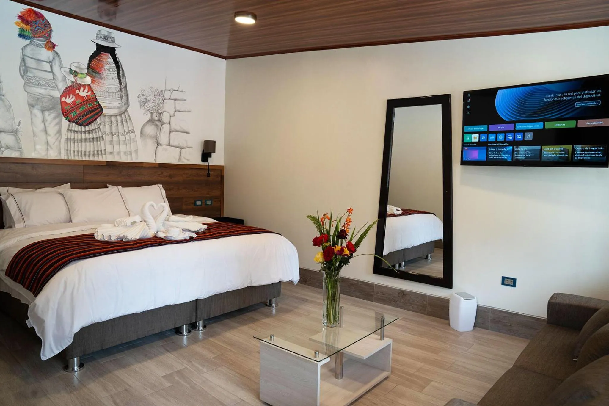 Bed in Hotel Tierra Inka Sacred Valley