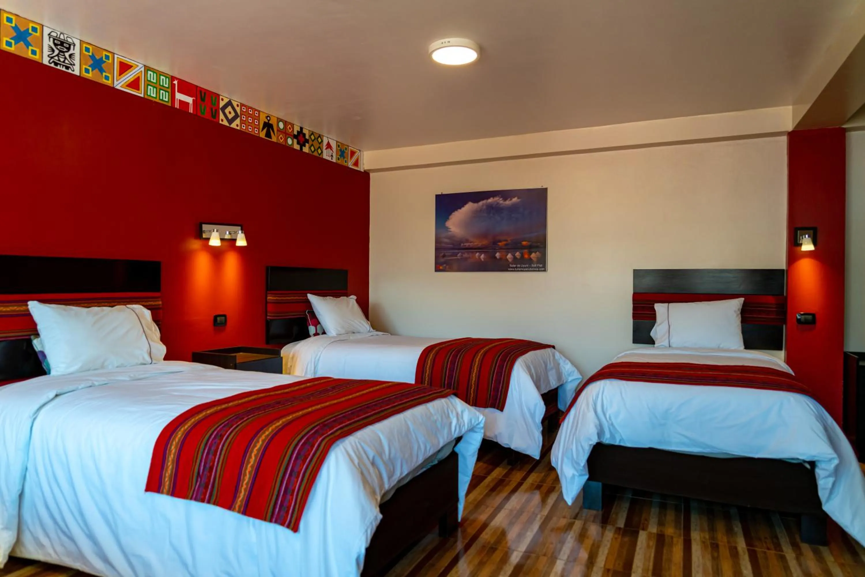 Bed in Hotel Tierra Inka Sacred Valley