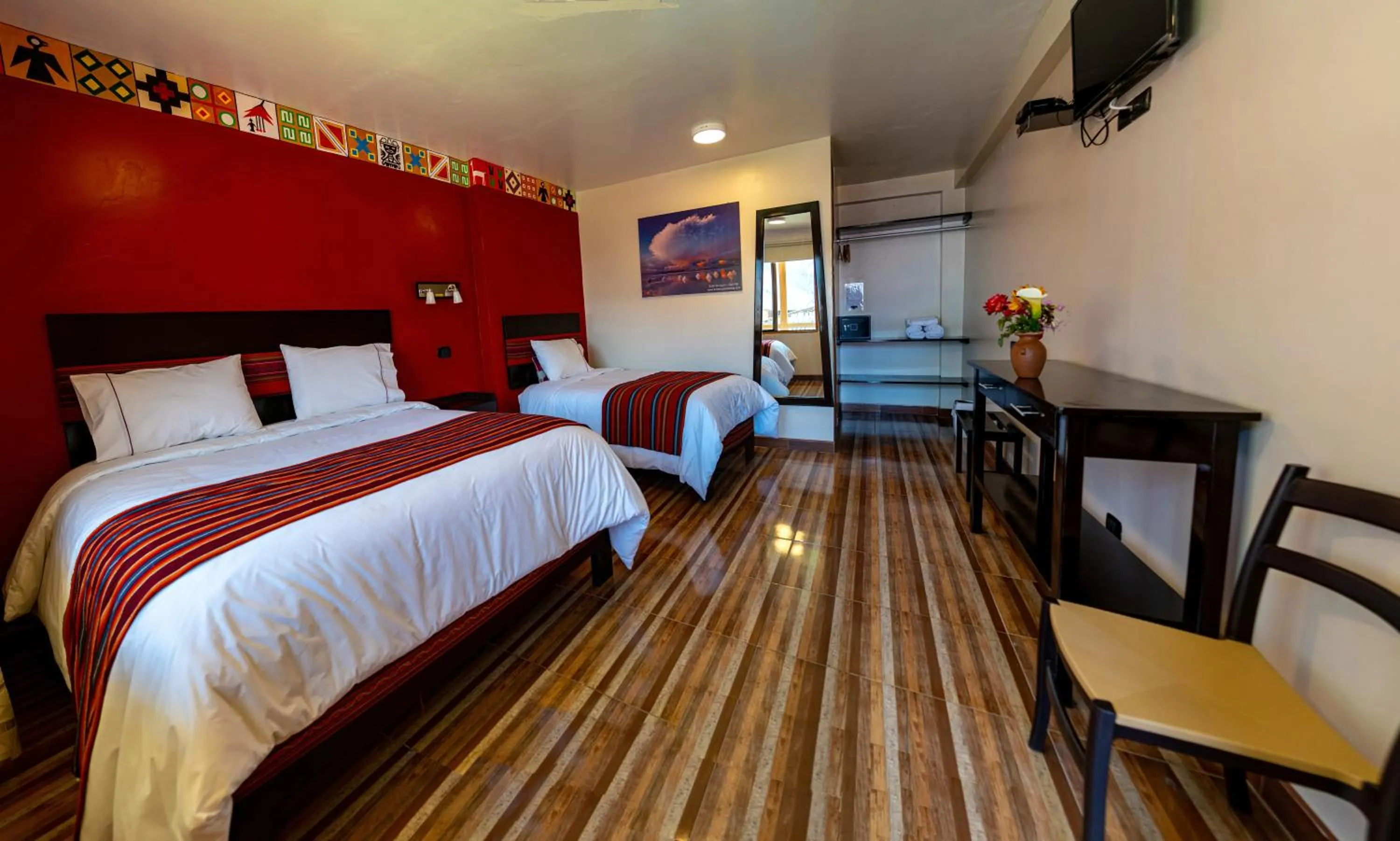 Bed in Hotel Tierra Inka Sacred Valley