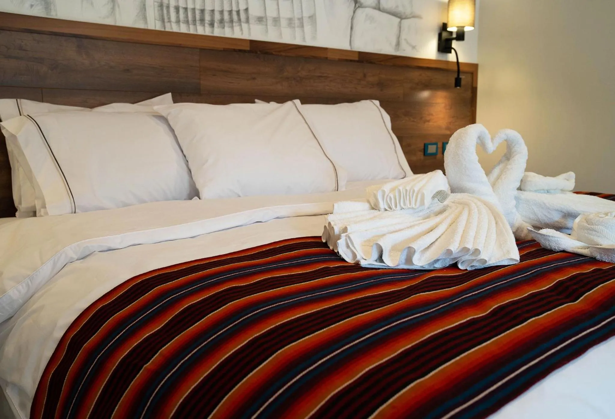 Bed in Hotel Tierra Inka Sacred Valley