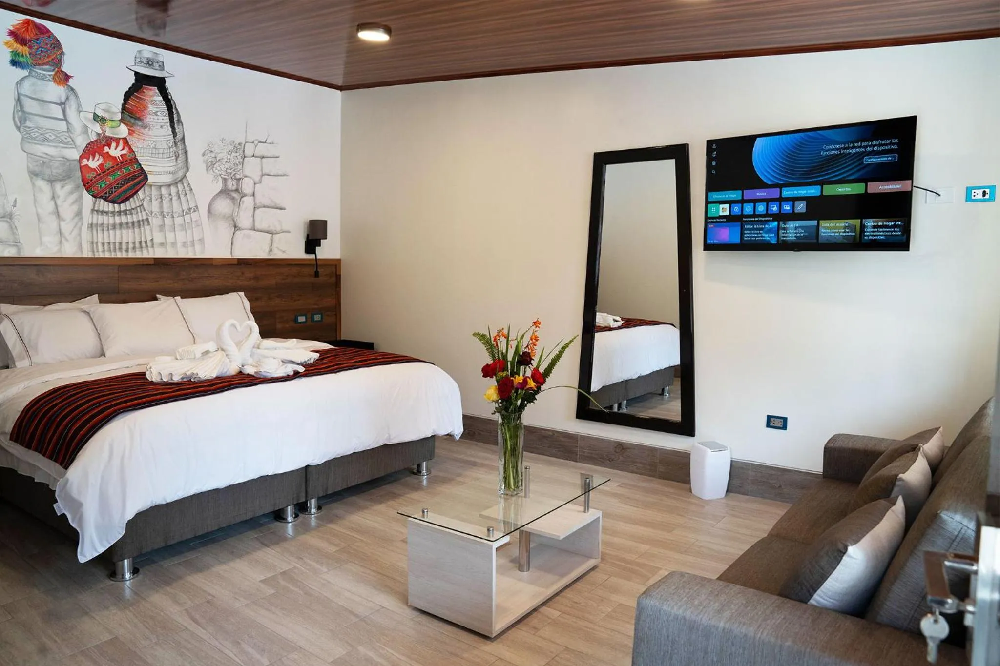 Bed in Hotel Tierra Inka Sacred Valley