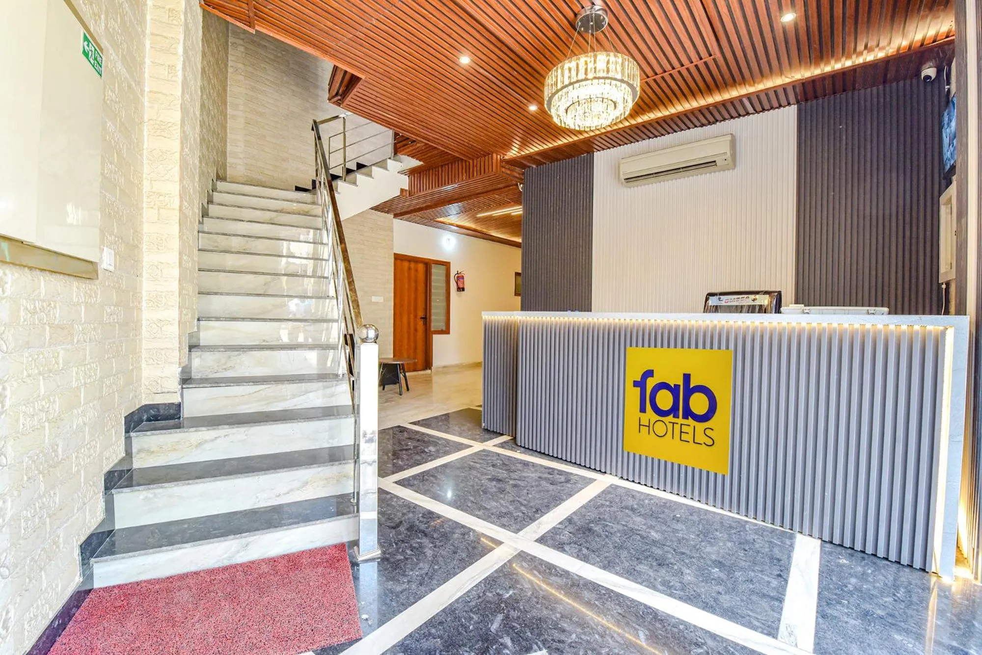 Lobby or reception in FabHotel Prince 24