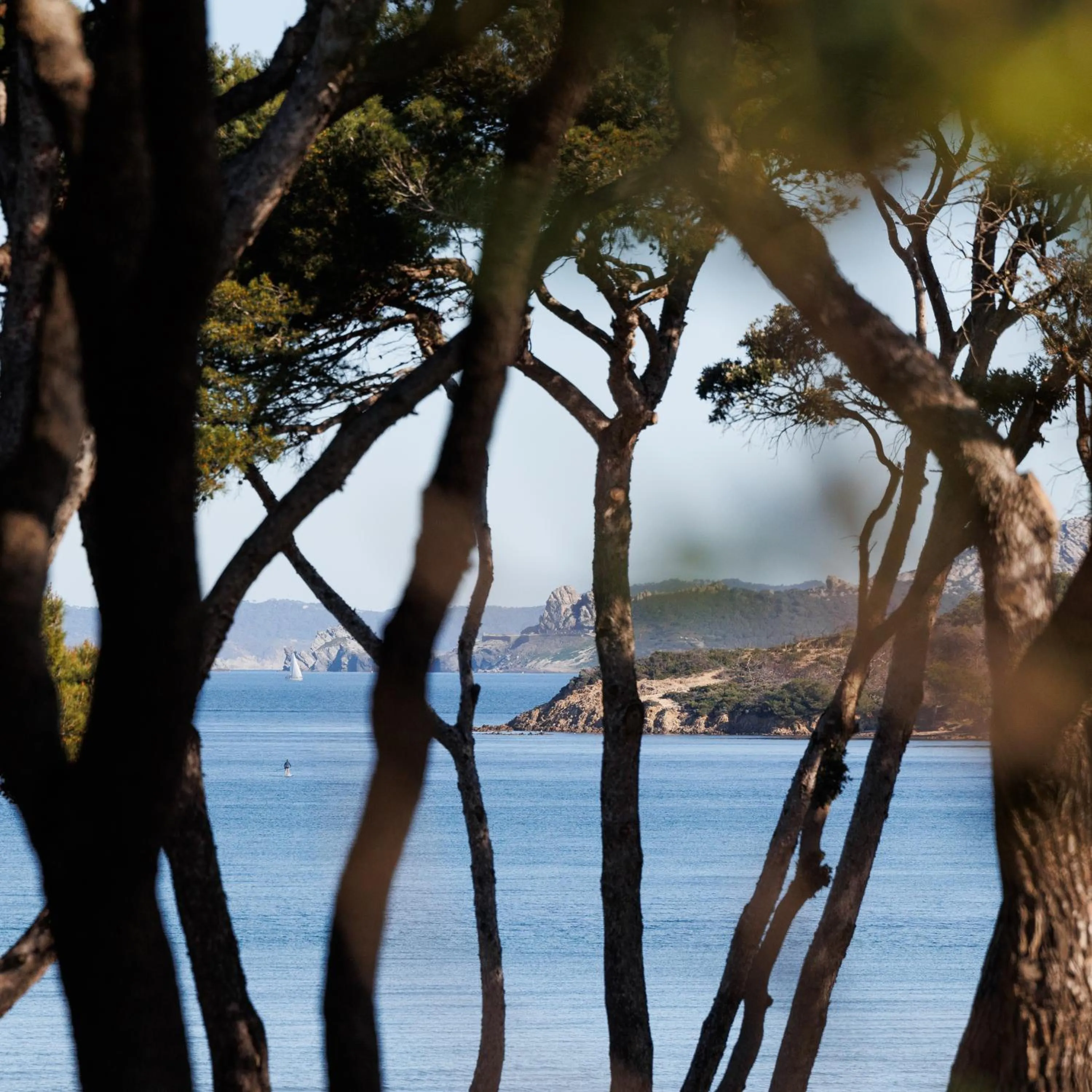 Sea view in Le Domaine de la mer - Beach hotel Nature&Authenticité Hyères