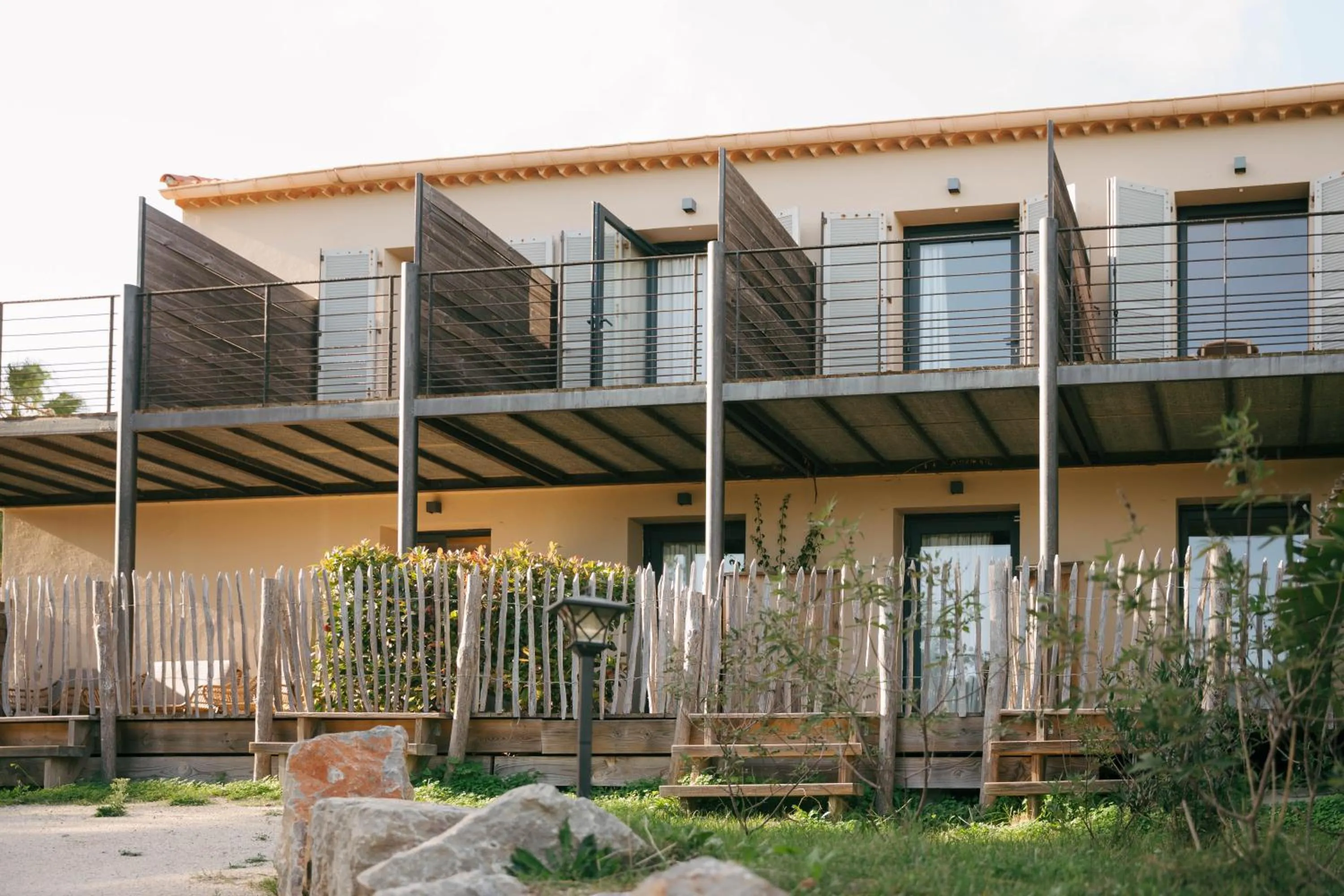Balcony/Terrace in Le Domaine de la mer - Beach hotel Nature&Authenticité Hyères