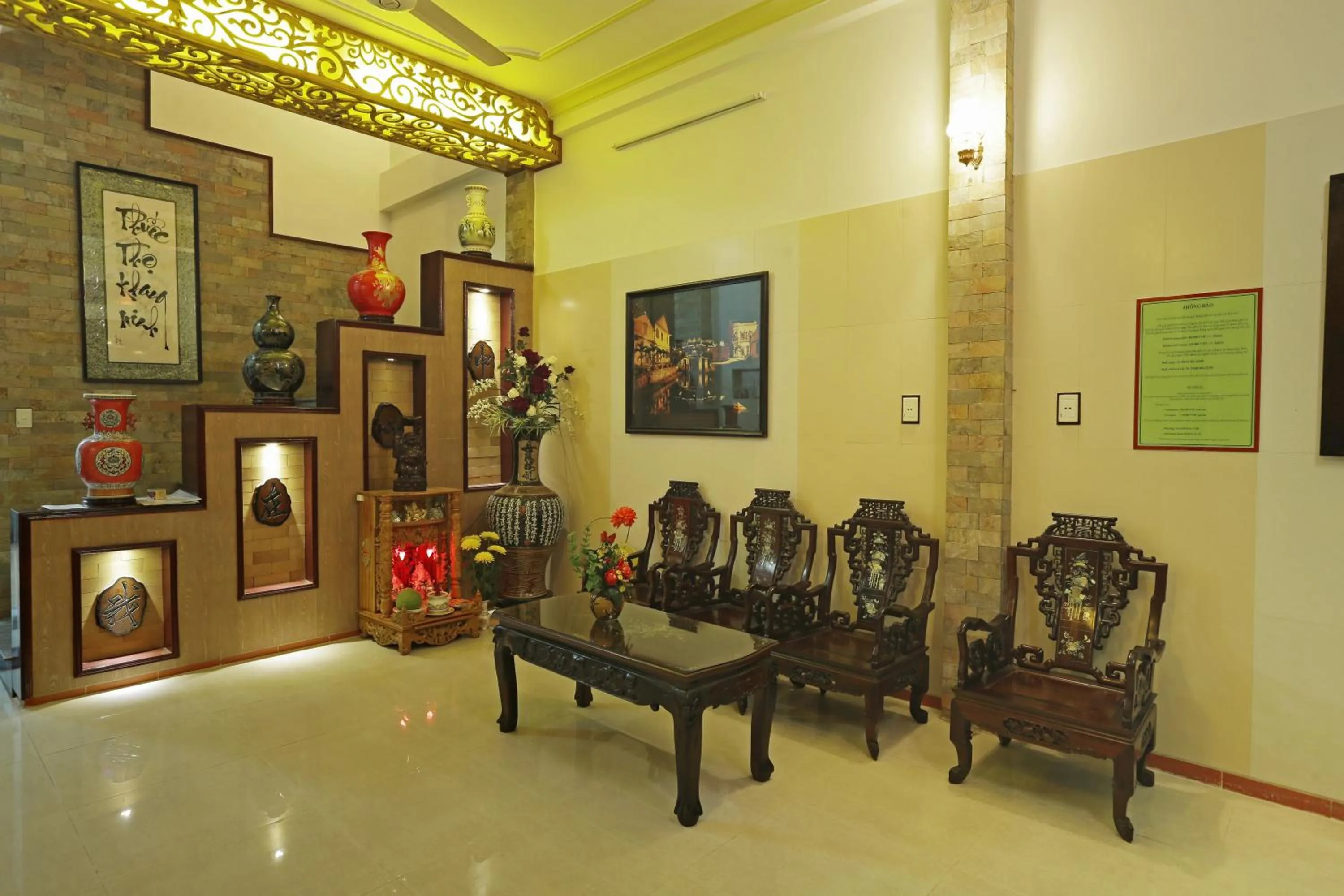 Lobby or reception in The Village Homestay