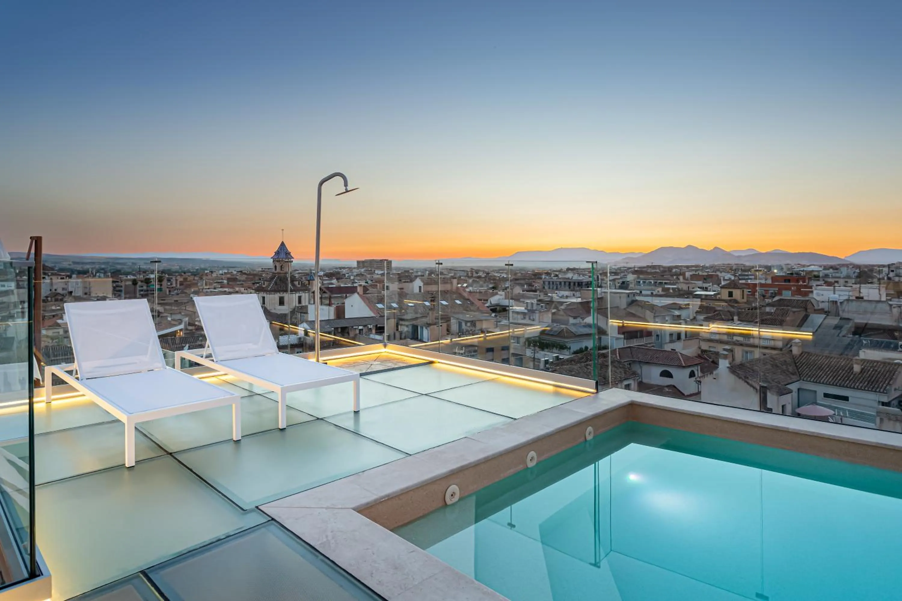 Swimming pool in Room Mate Leo, Granada