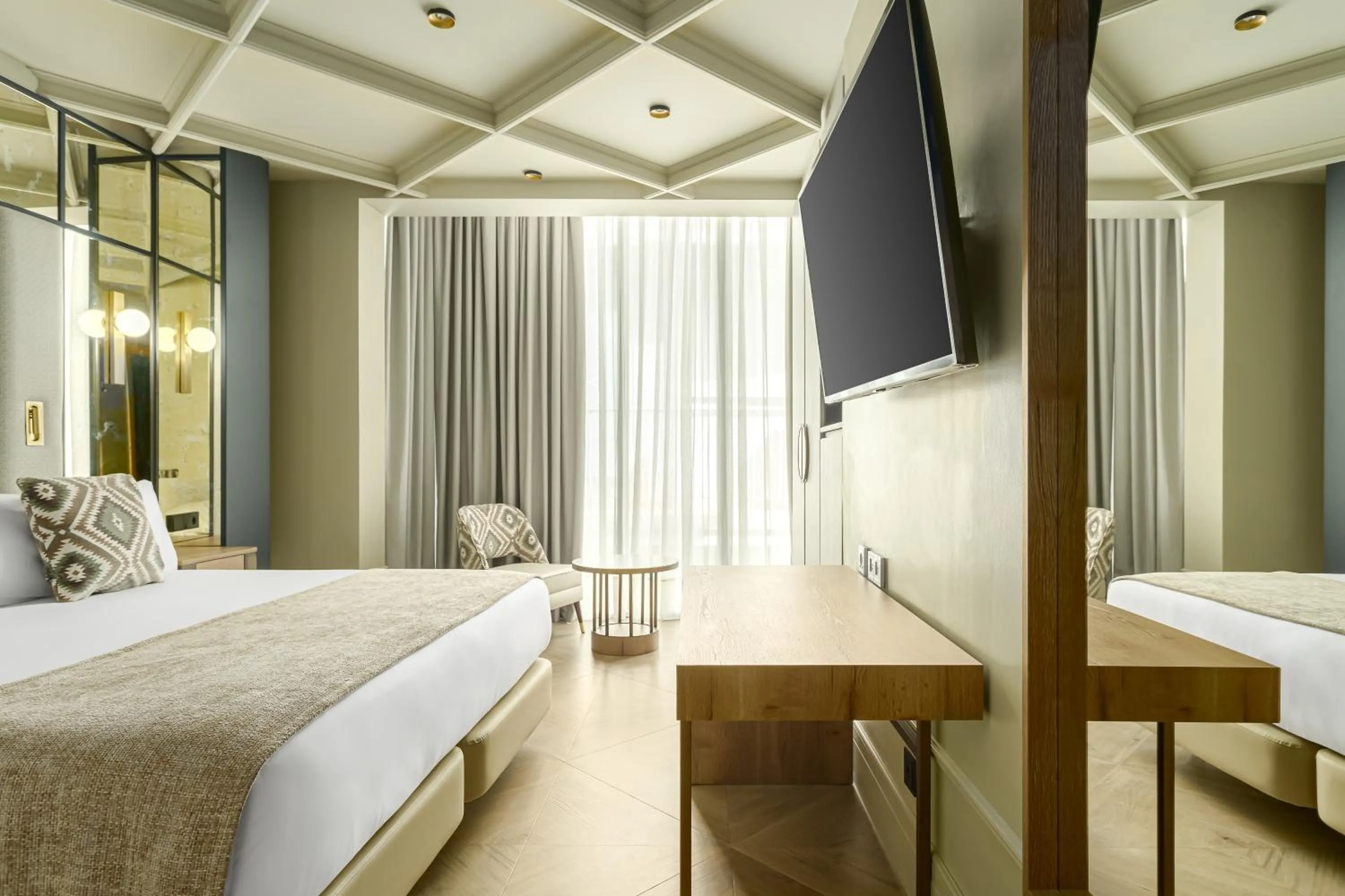 Bedroom, Bed in Room Mate Leo, Granada