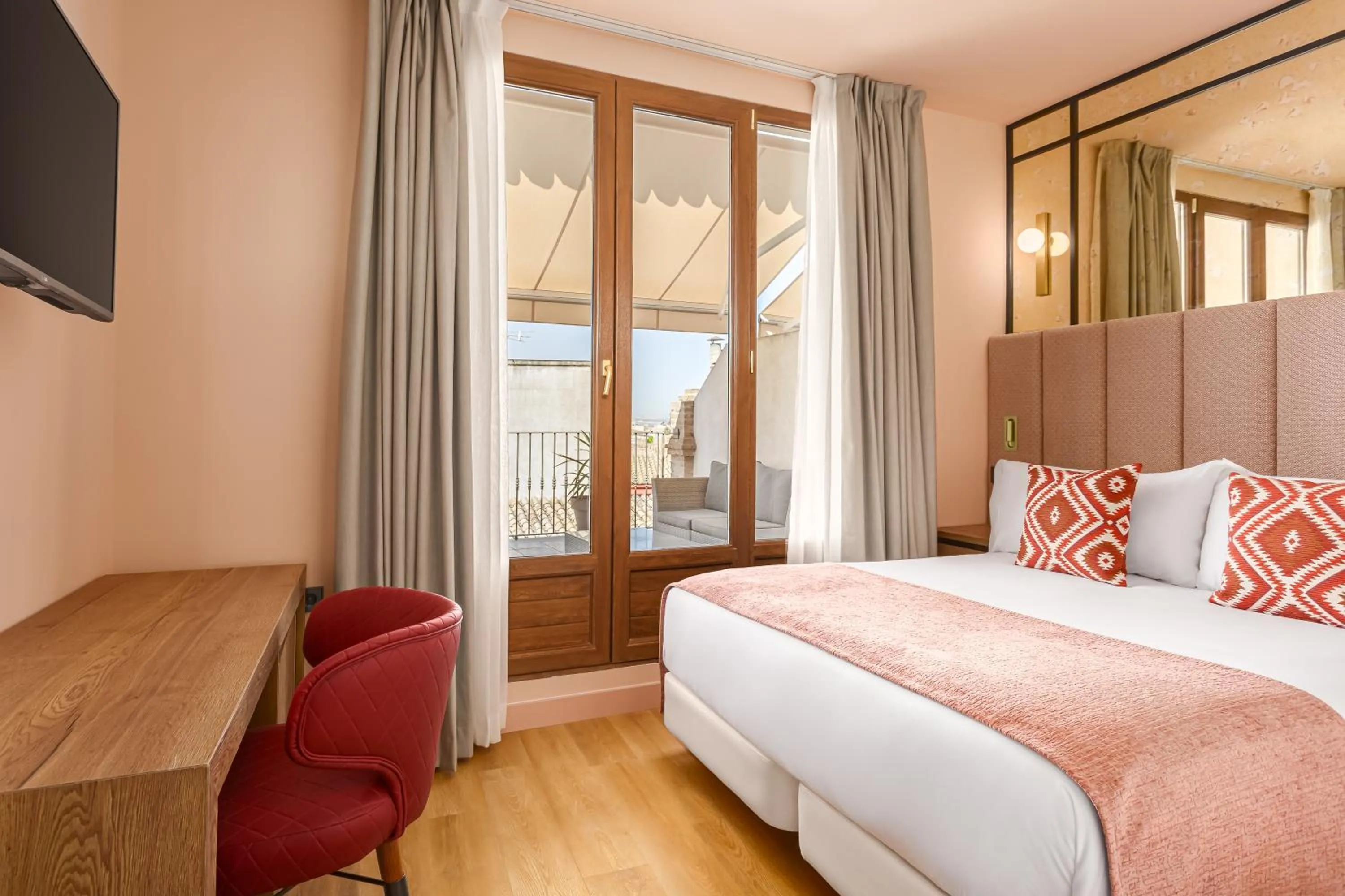 Bedroom, Bed in Room Mate Leo, Granada