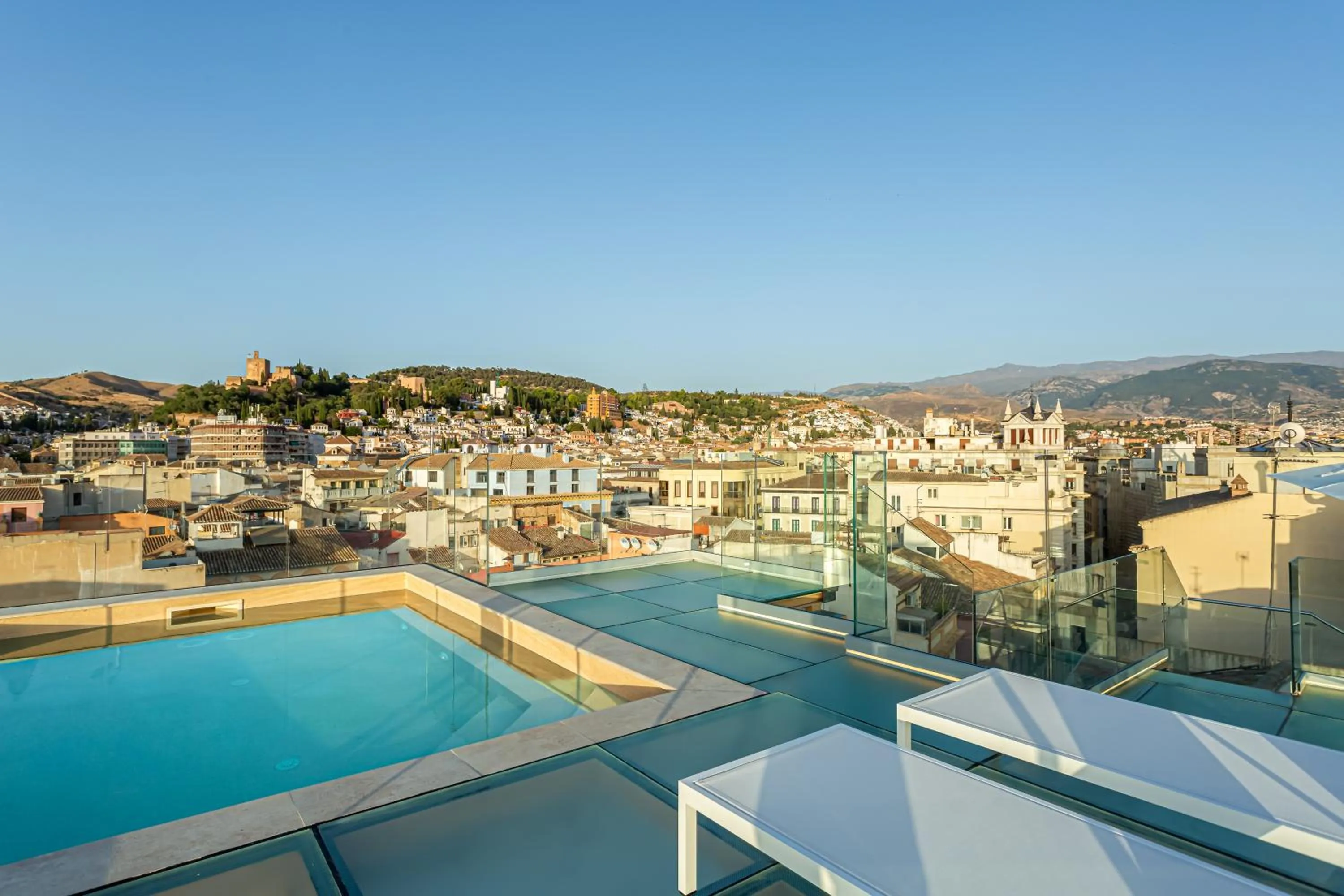 Pool view in Room Mate Leo, Granada