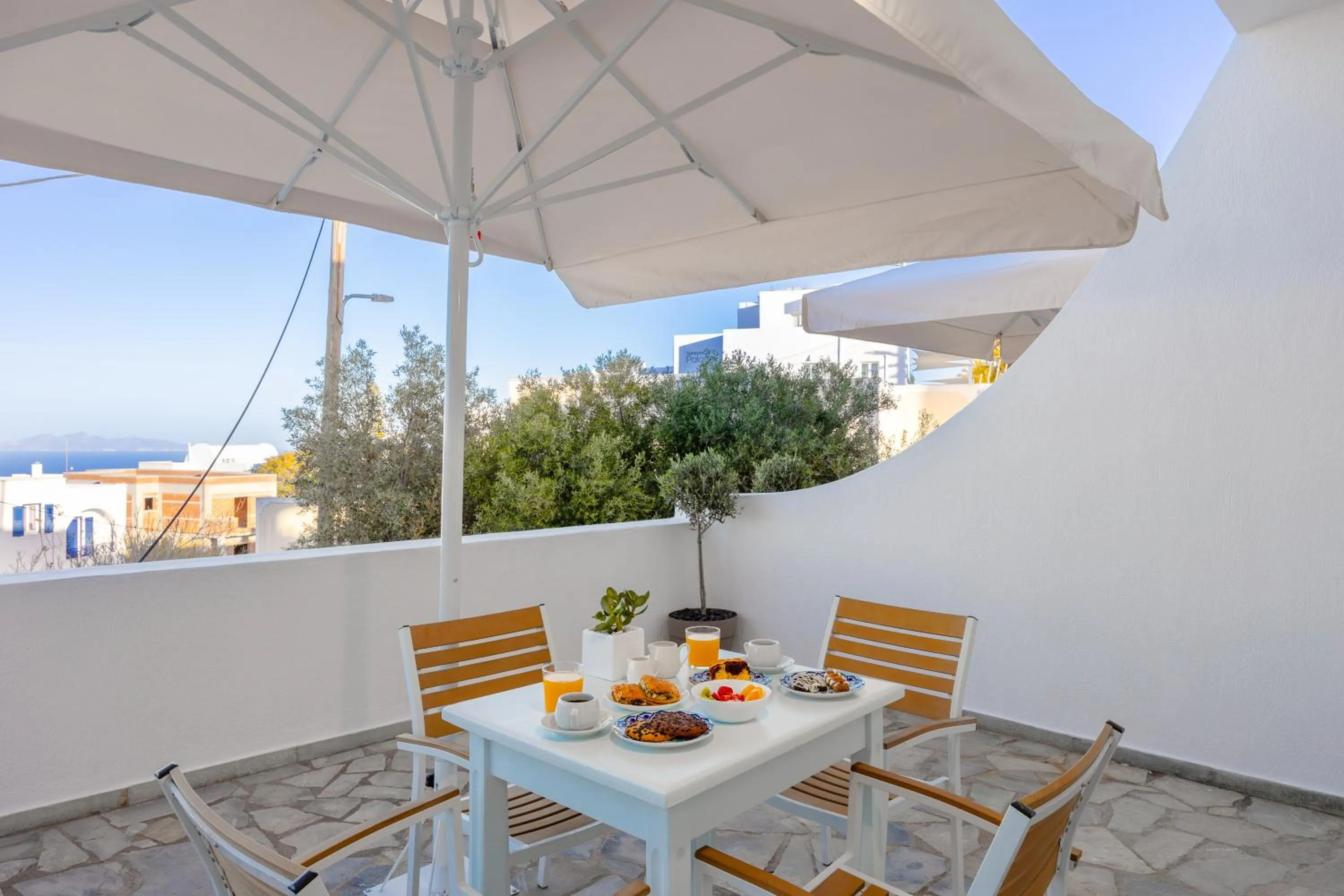 Natural landscape in Nevma Suites