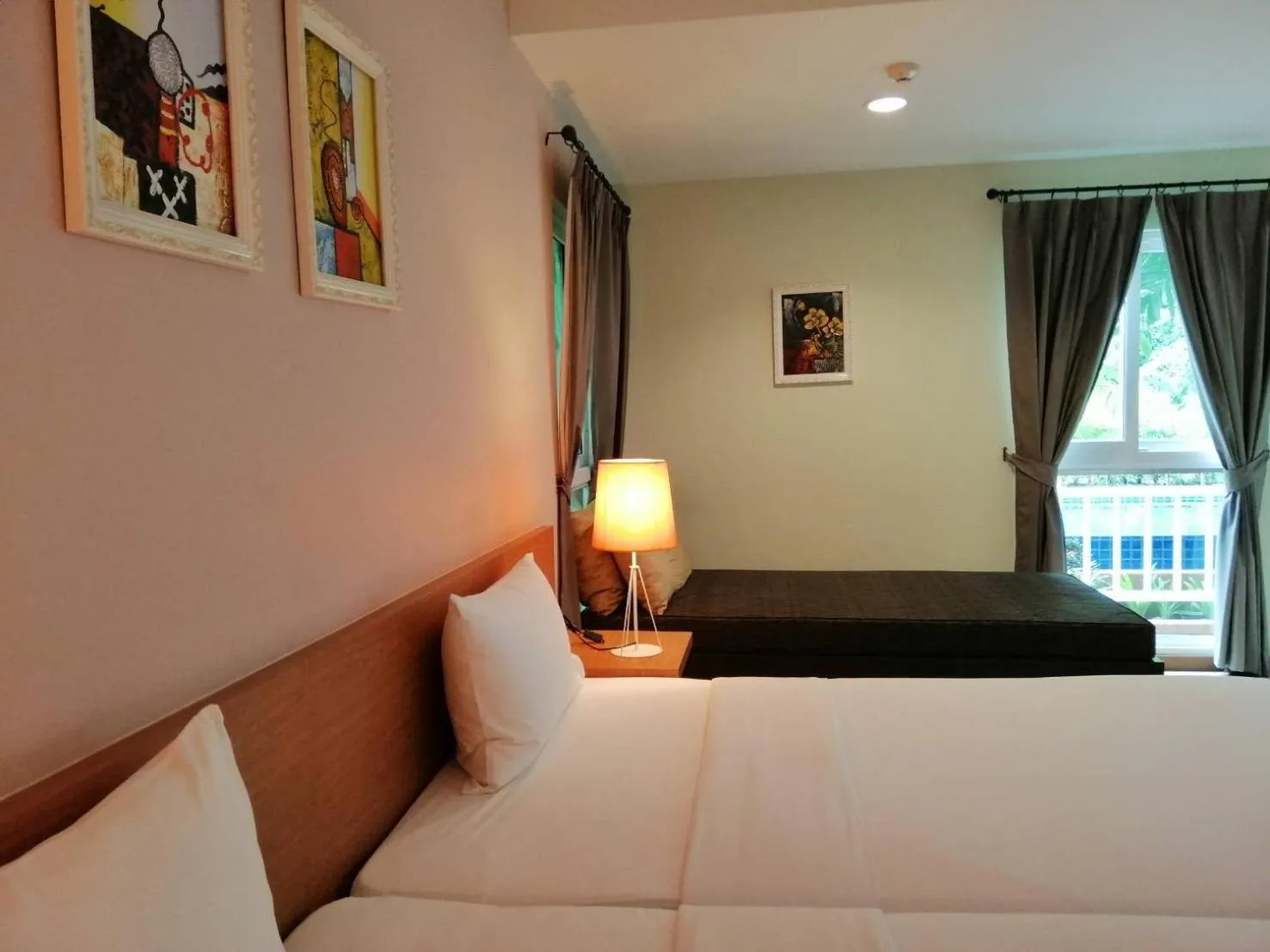 Bed in U Tiny Boutique Hotel Suvarnabhumi Bangkok - SHA Plus