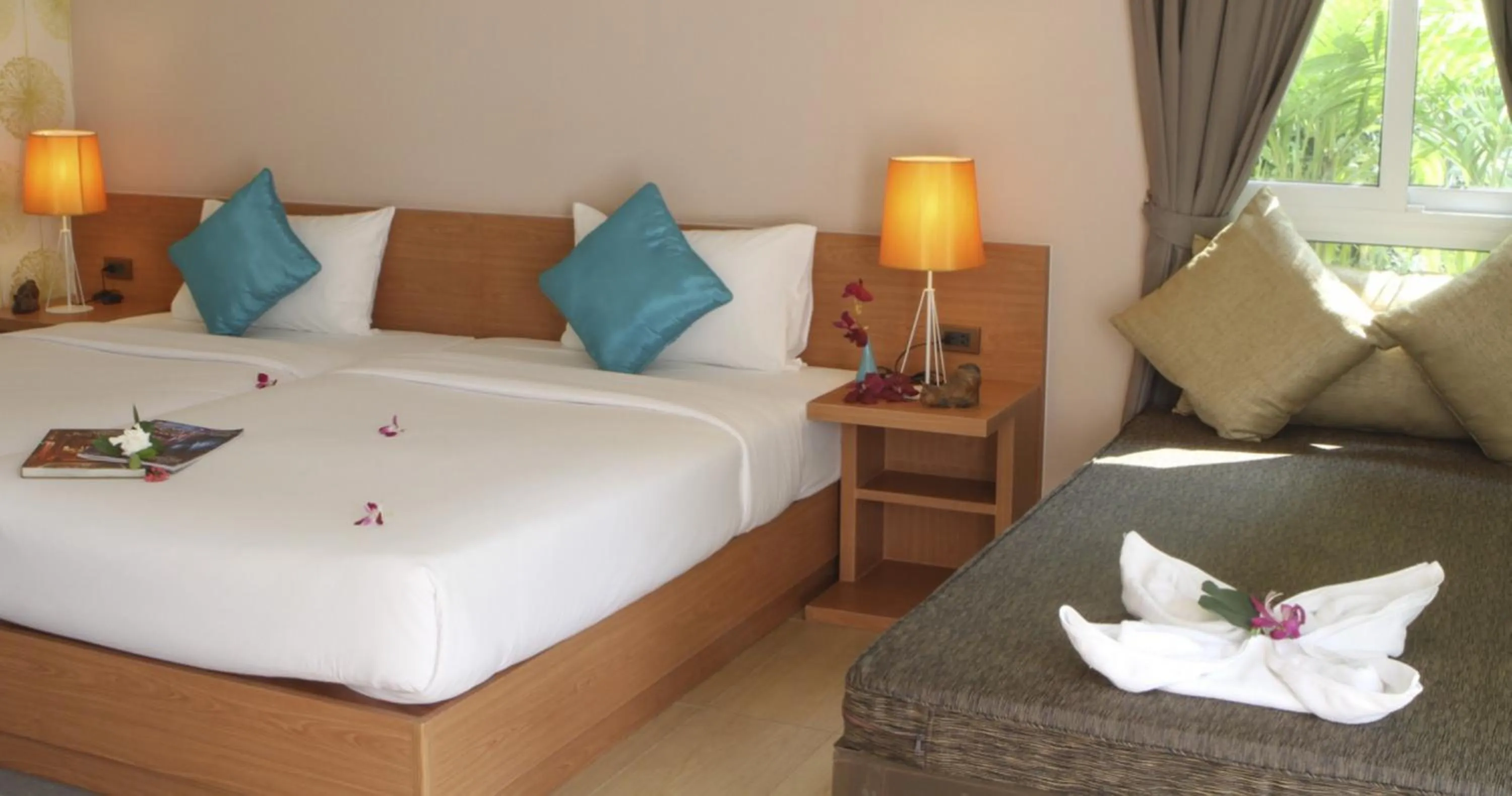 Bed in U Tiny Boutique Hotel Suvarnabhumi Bangkok - SHA Plus