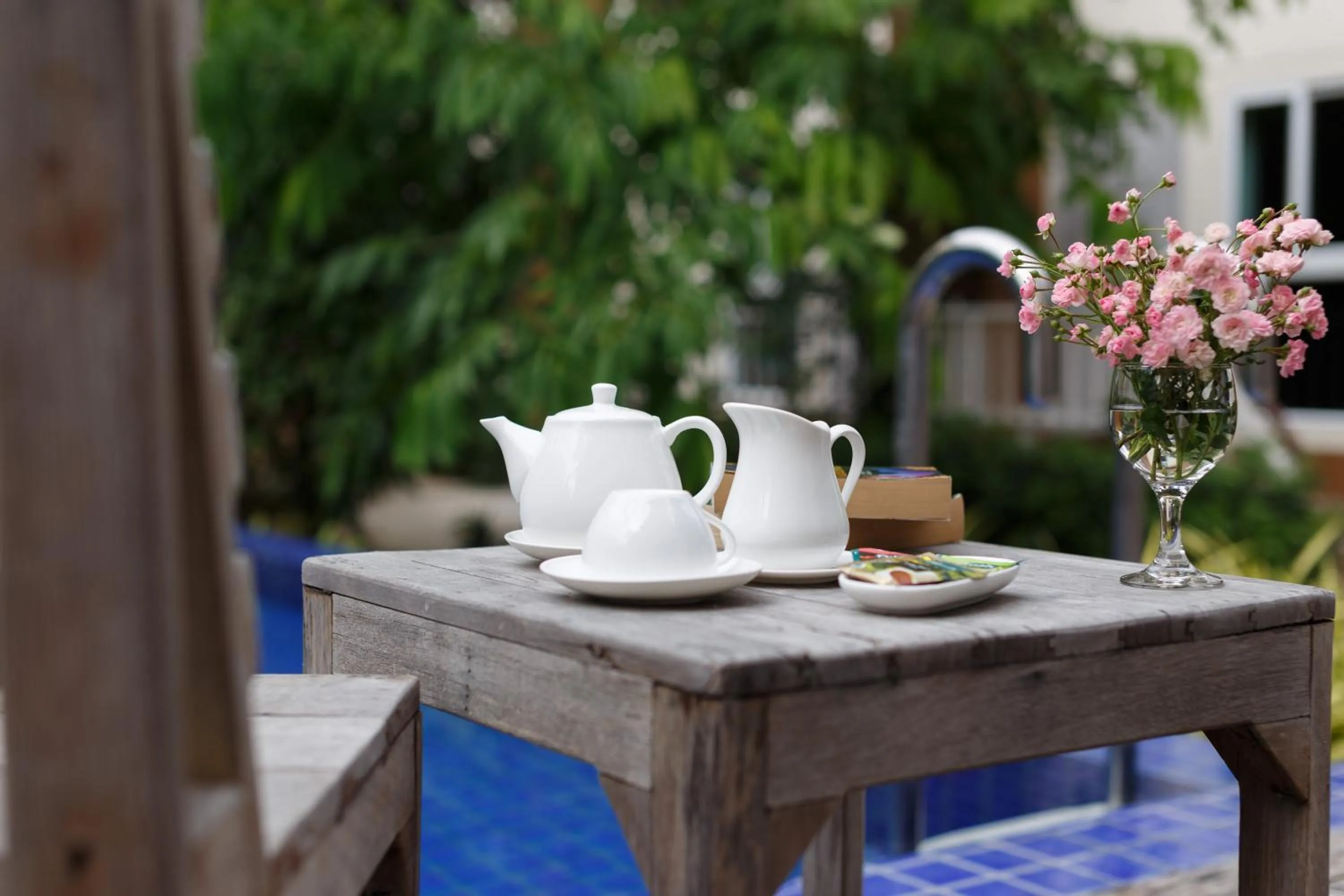 Pool view in U Tiny Boutique Hotel Suvarnabhumi Bangkok - SHA Plus