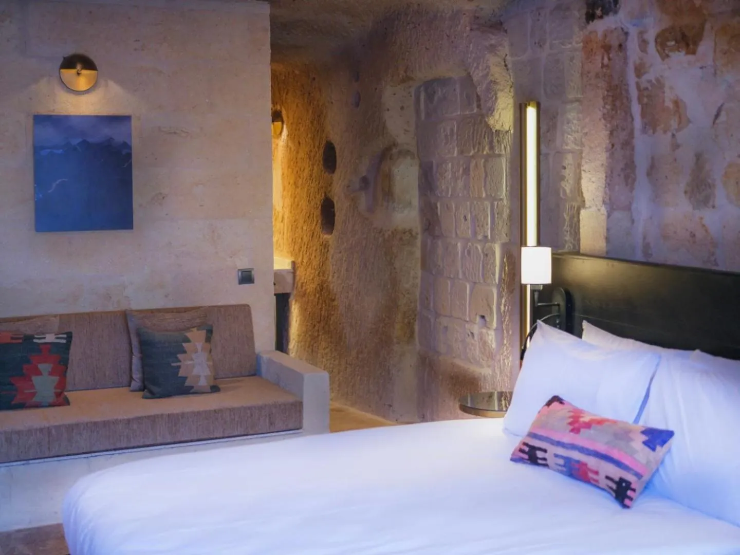 Bed in Very Peri Cappadocia - The Lifestyle Luxury Design Hotel