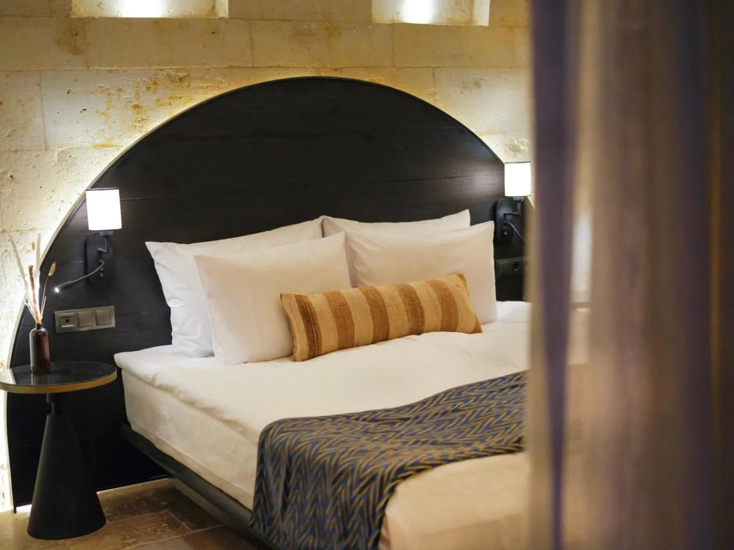 Bed in Very Peri Cappadocia - The Lifestyle Luxury Design Hotel