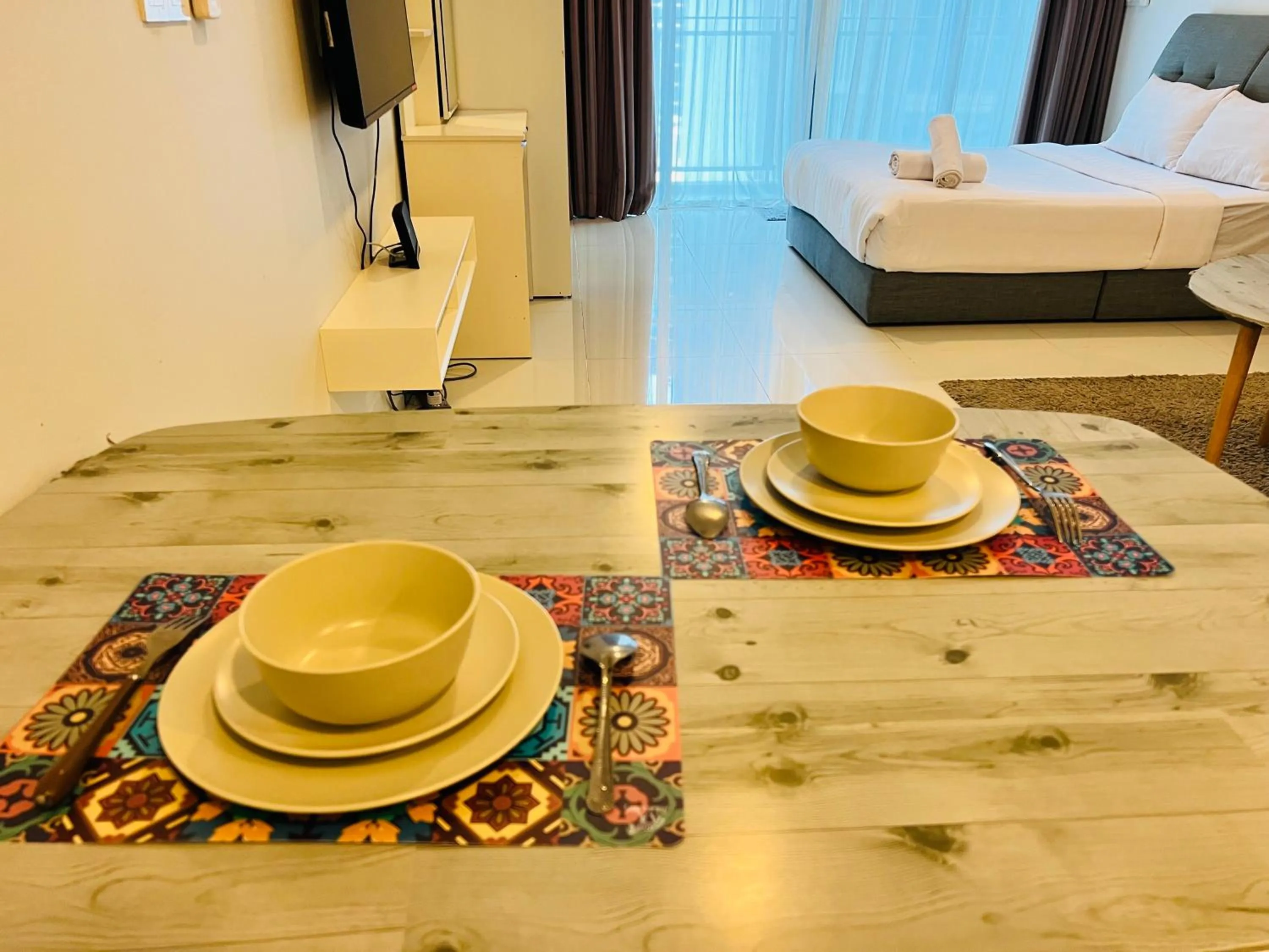 Dining area in Mercu Summer Suites KLCC By Sweet Home