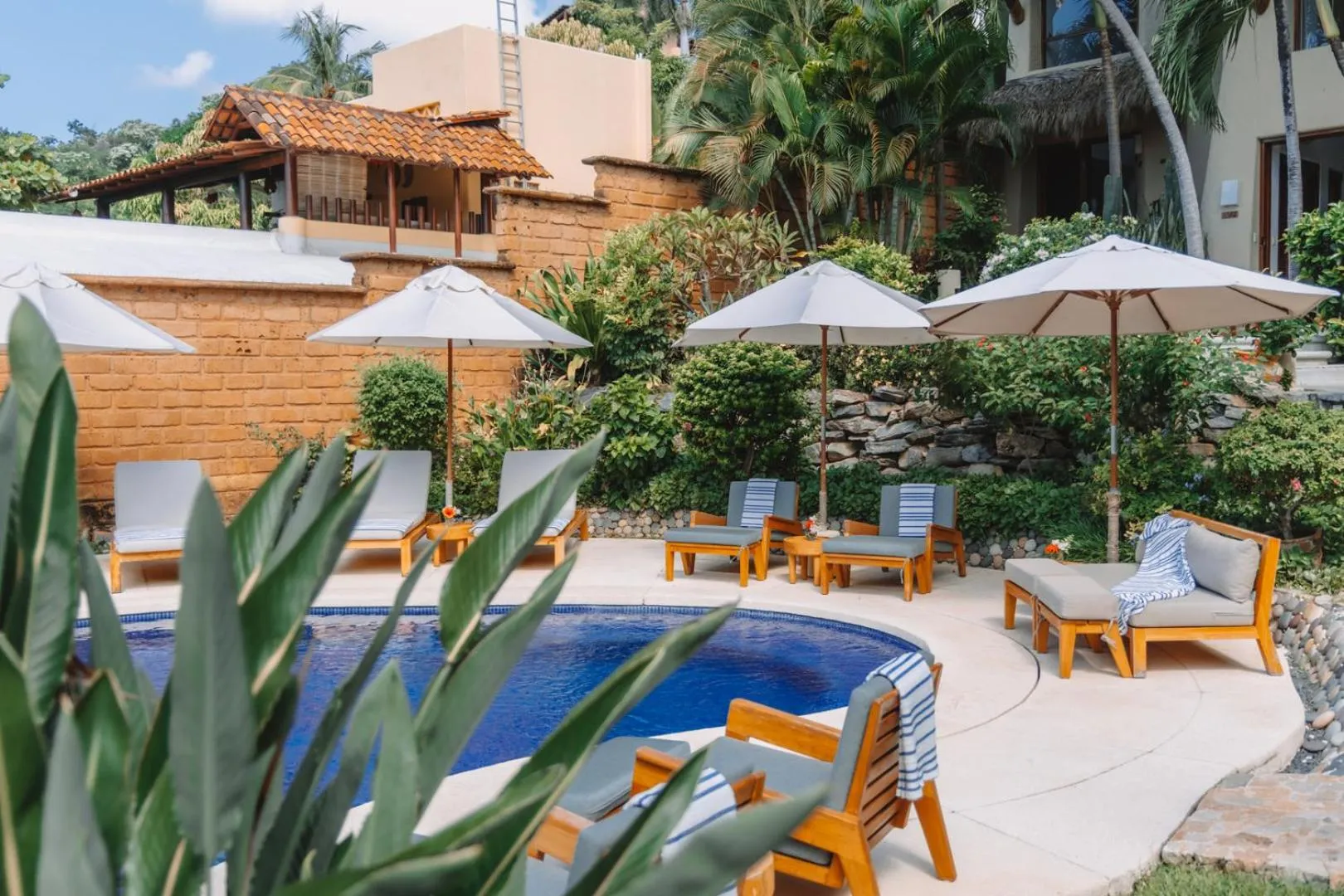 Swimming pool in La Villa Luz (sólo adultos)