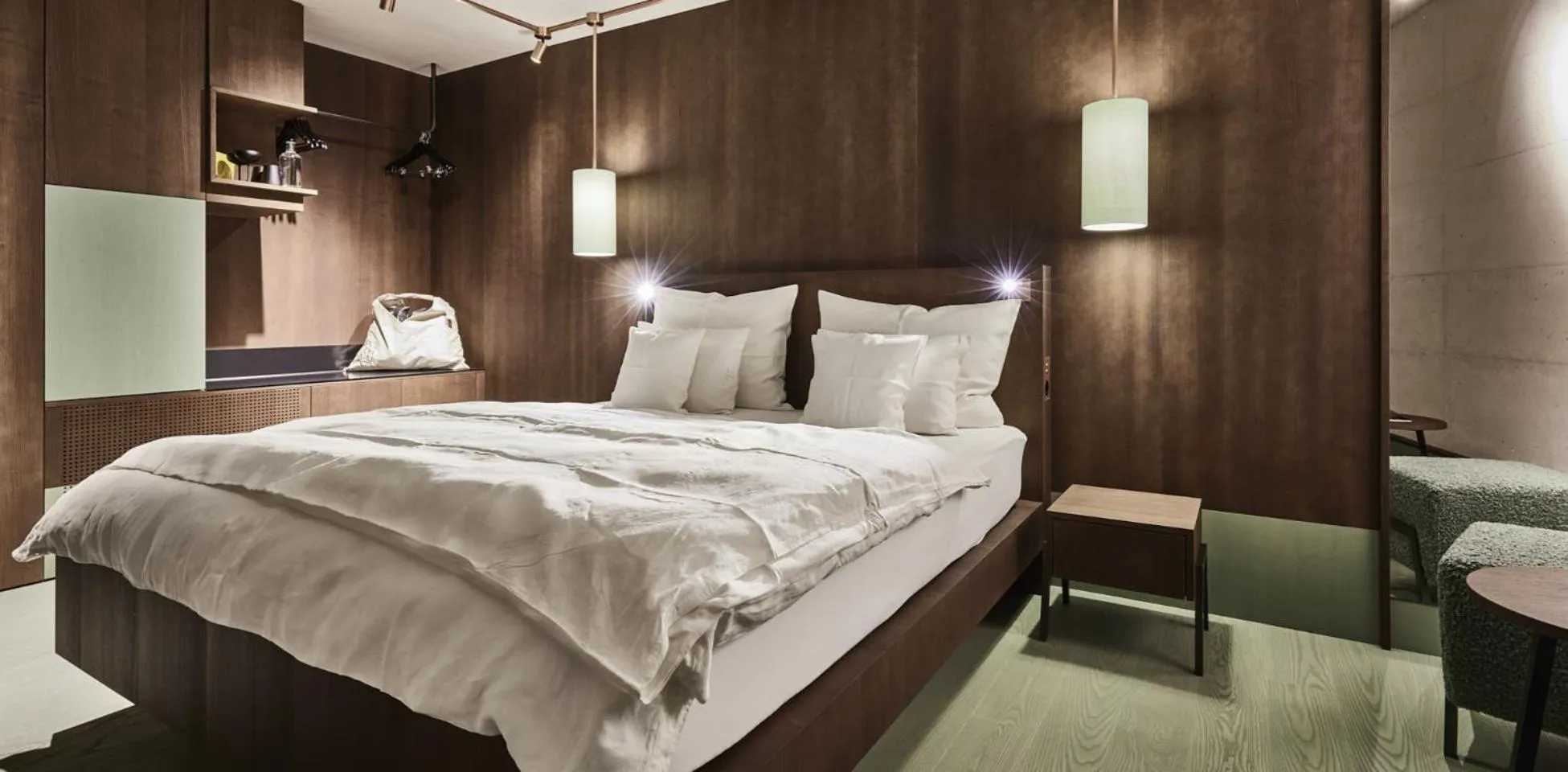 Photo of the whole room, Bed in Boutique Hotel Badhaus