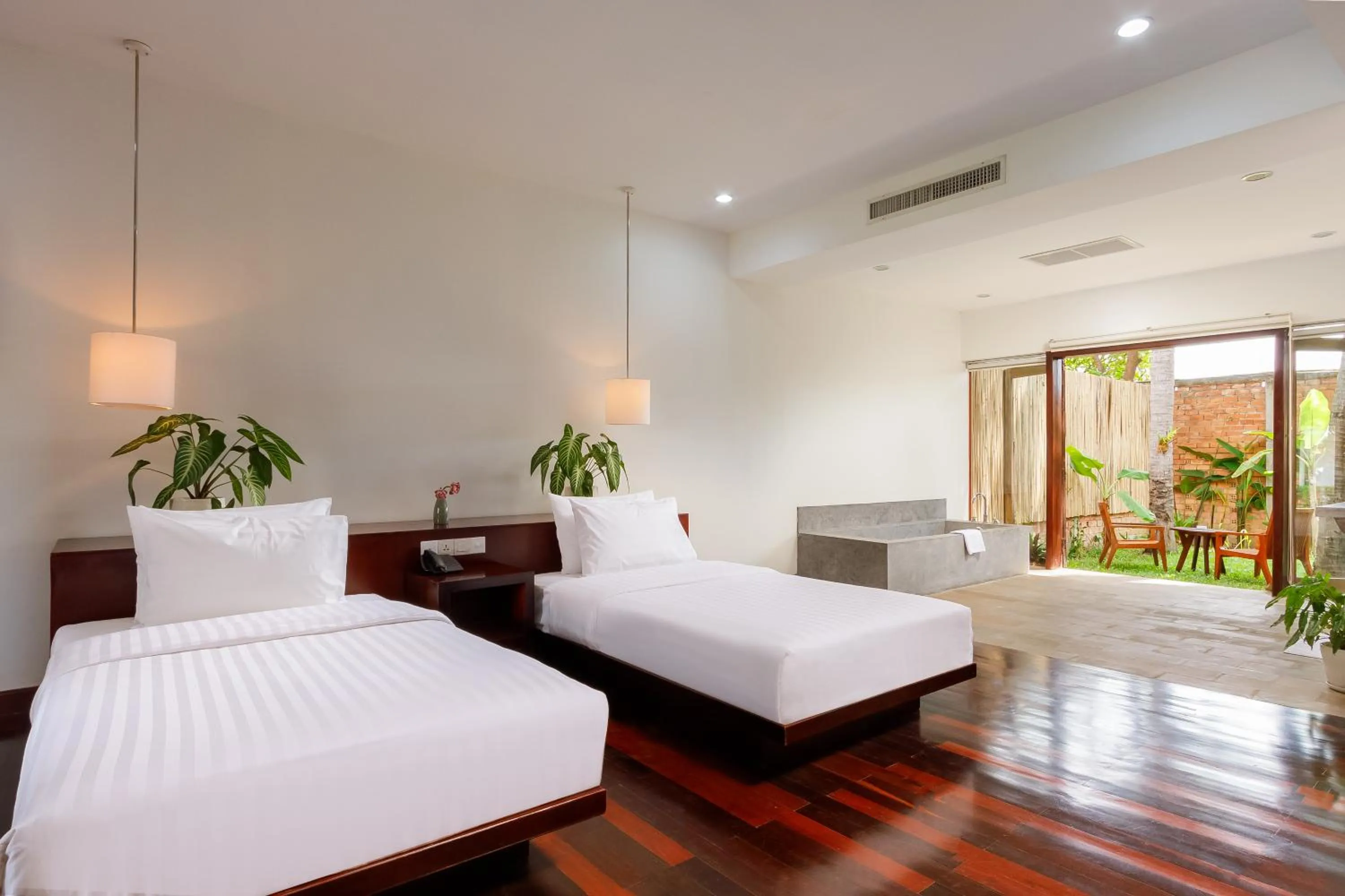 Bed in Le Mayansa Resort