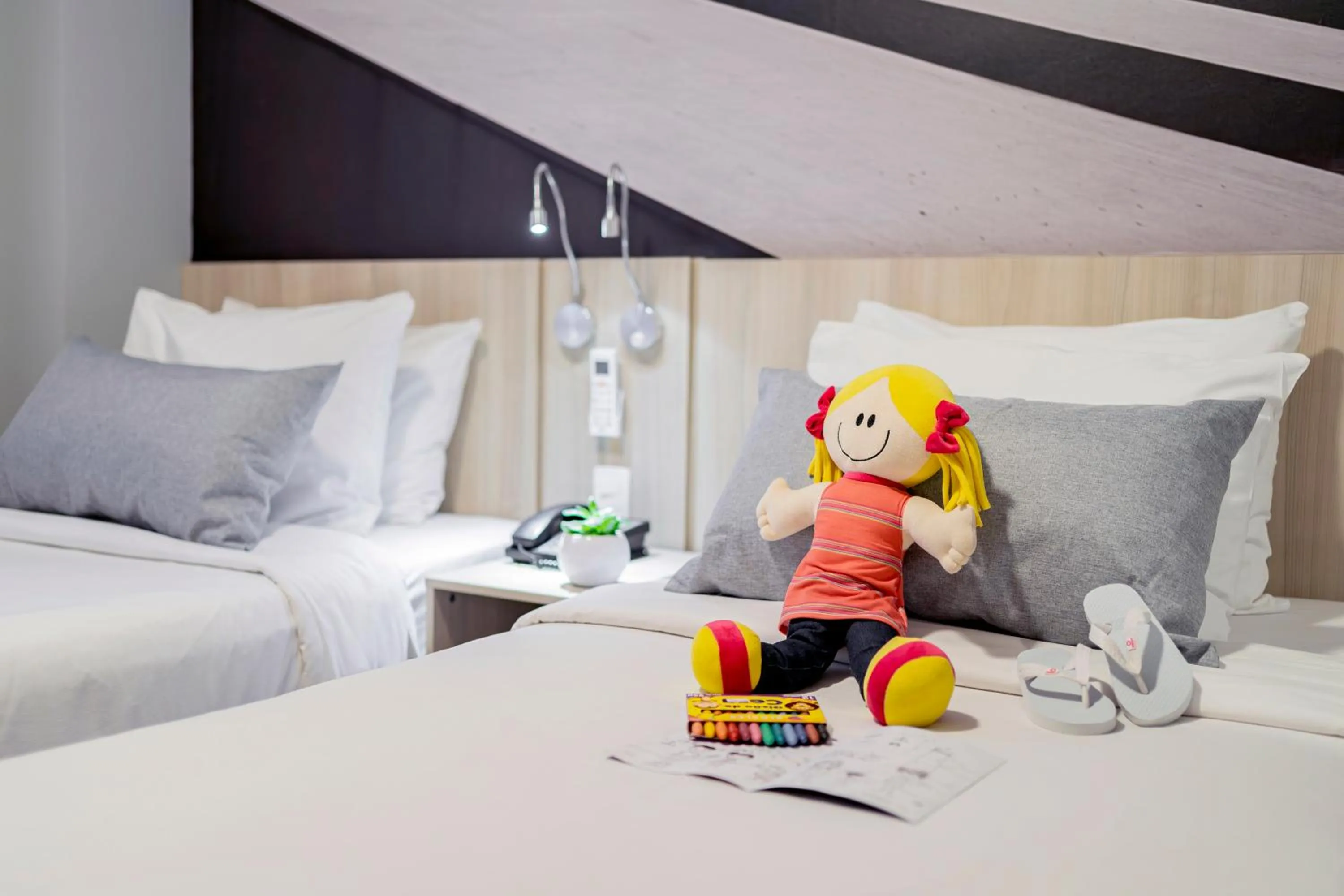 Bed in Mercure Sao Paulo Moema Times Square