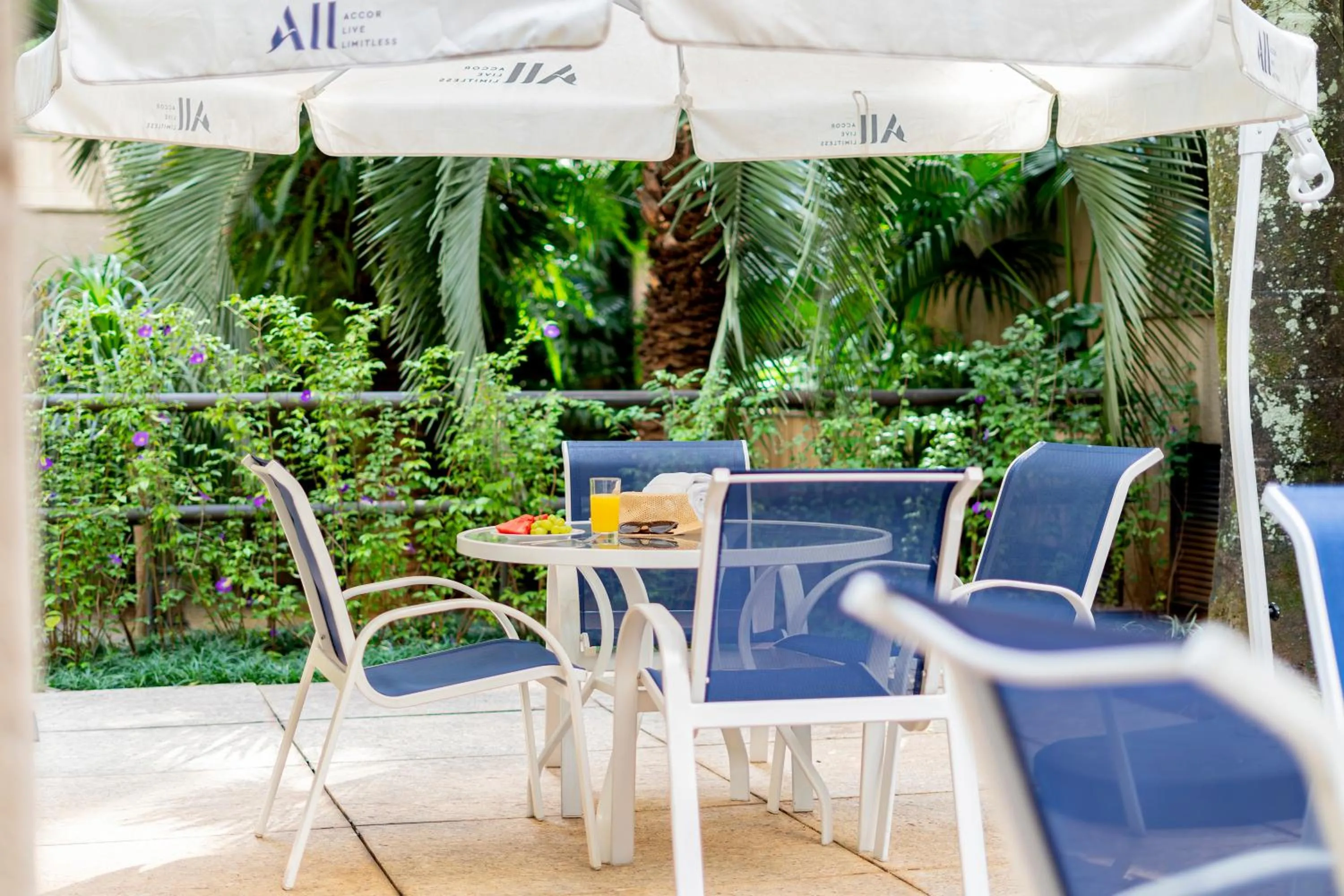 Patio in Mercure Sao Paulo Moema Times Square