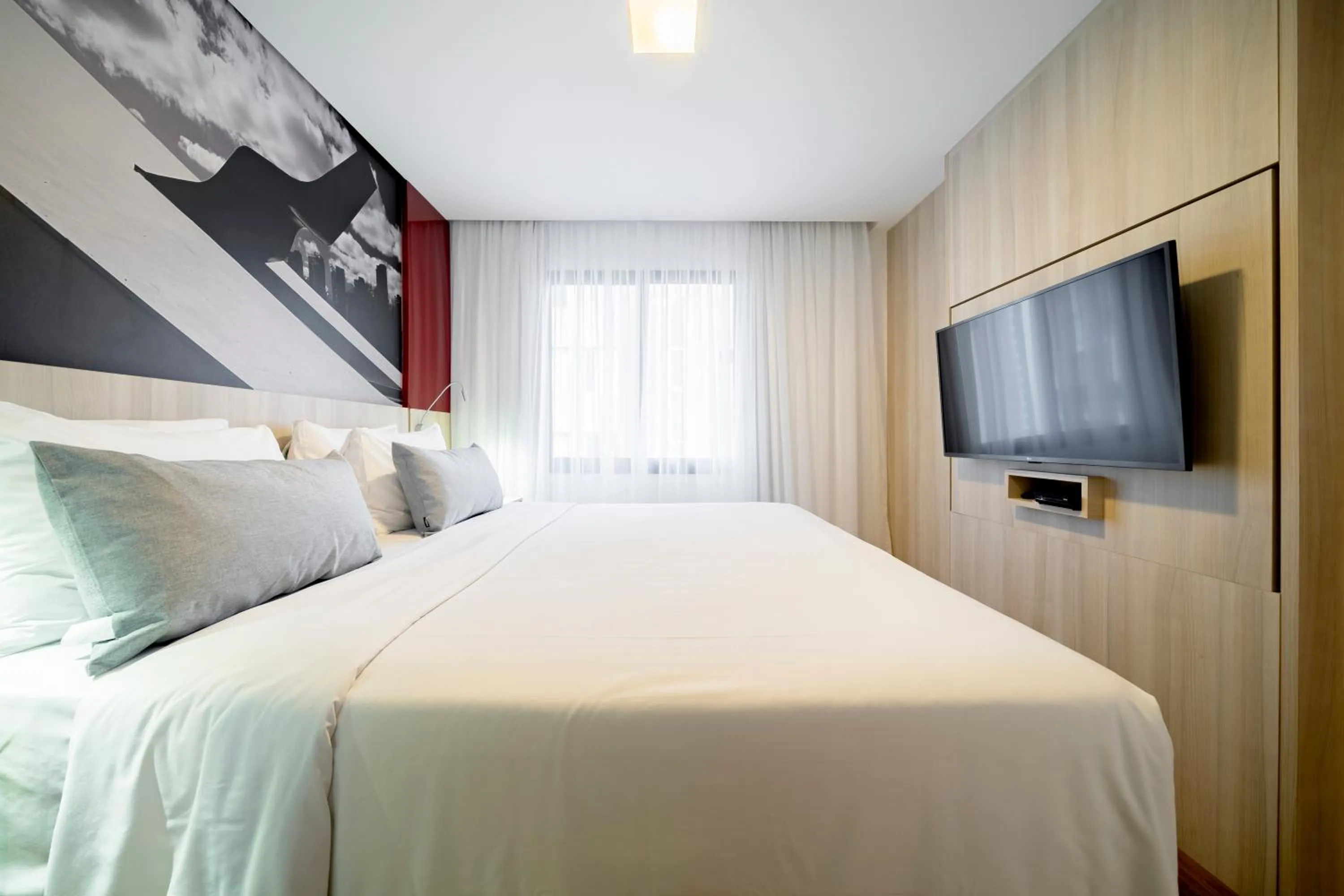 Bed in Mercure Sao Paulo Moema Times Square