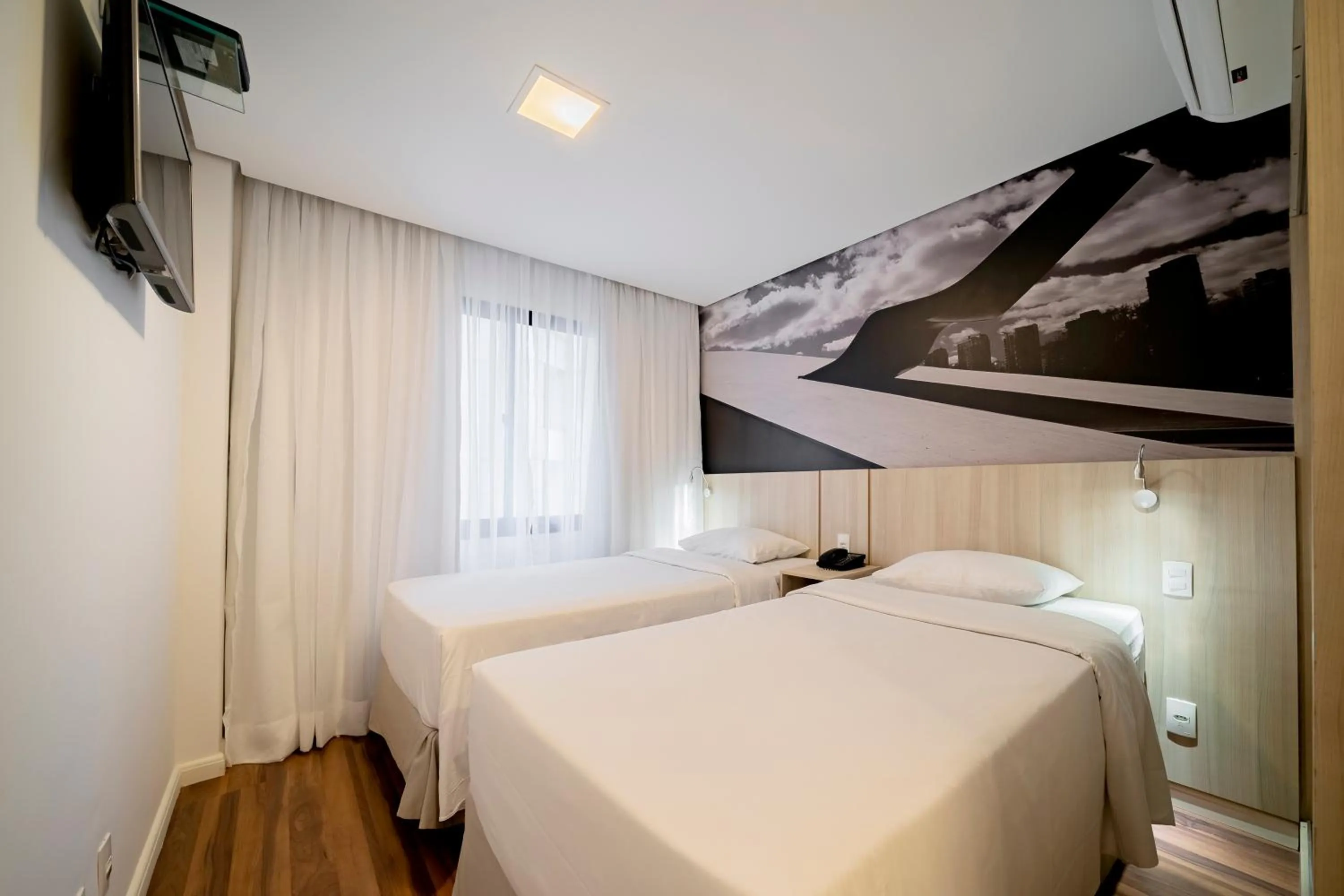 Bed in Mercure Sao Paulo Moema Times Square