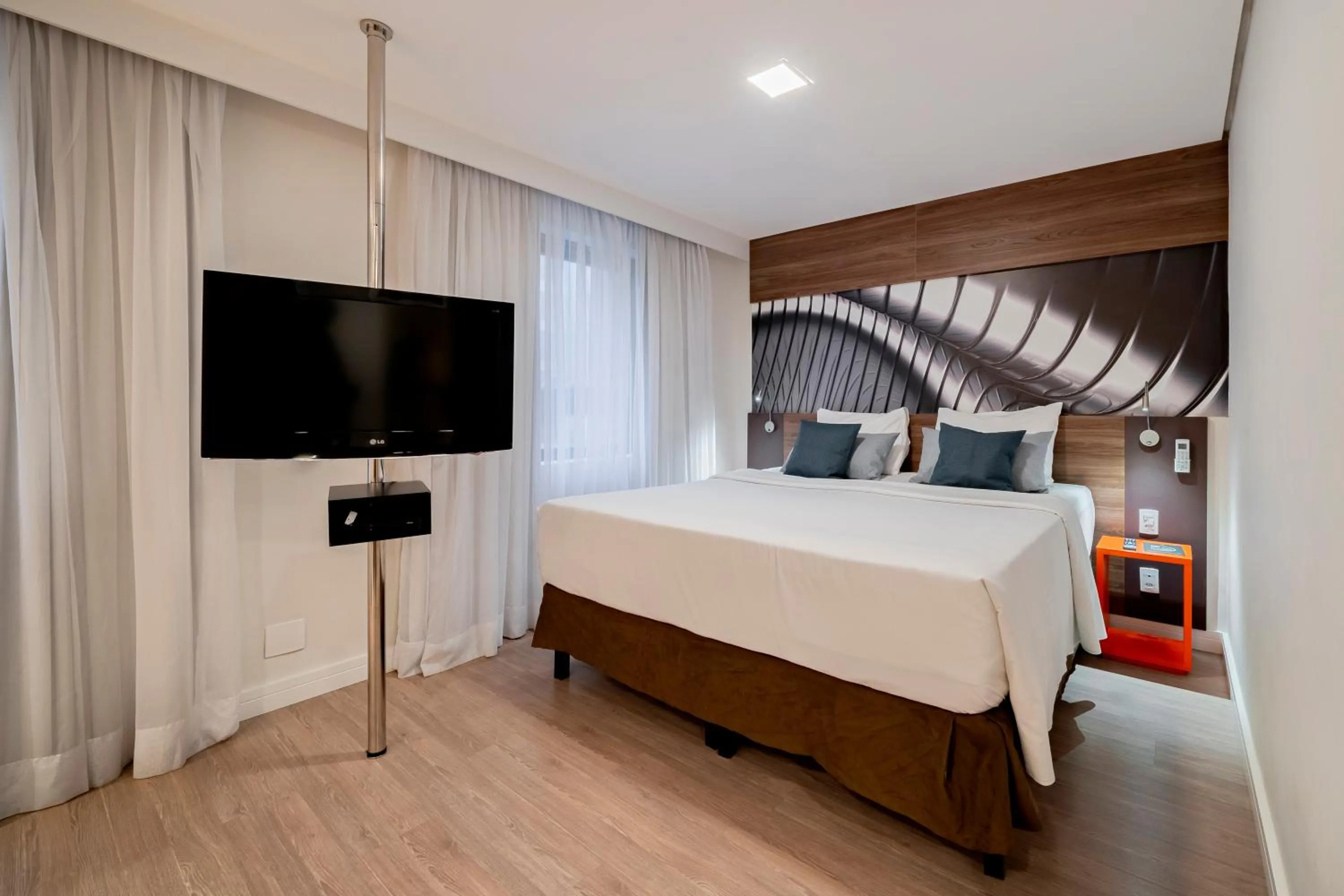 Bed in Mercure Sao Paulo Moema Times Square