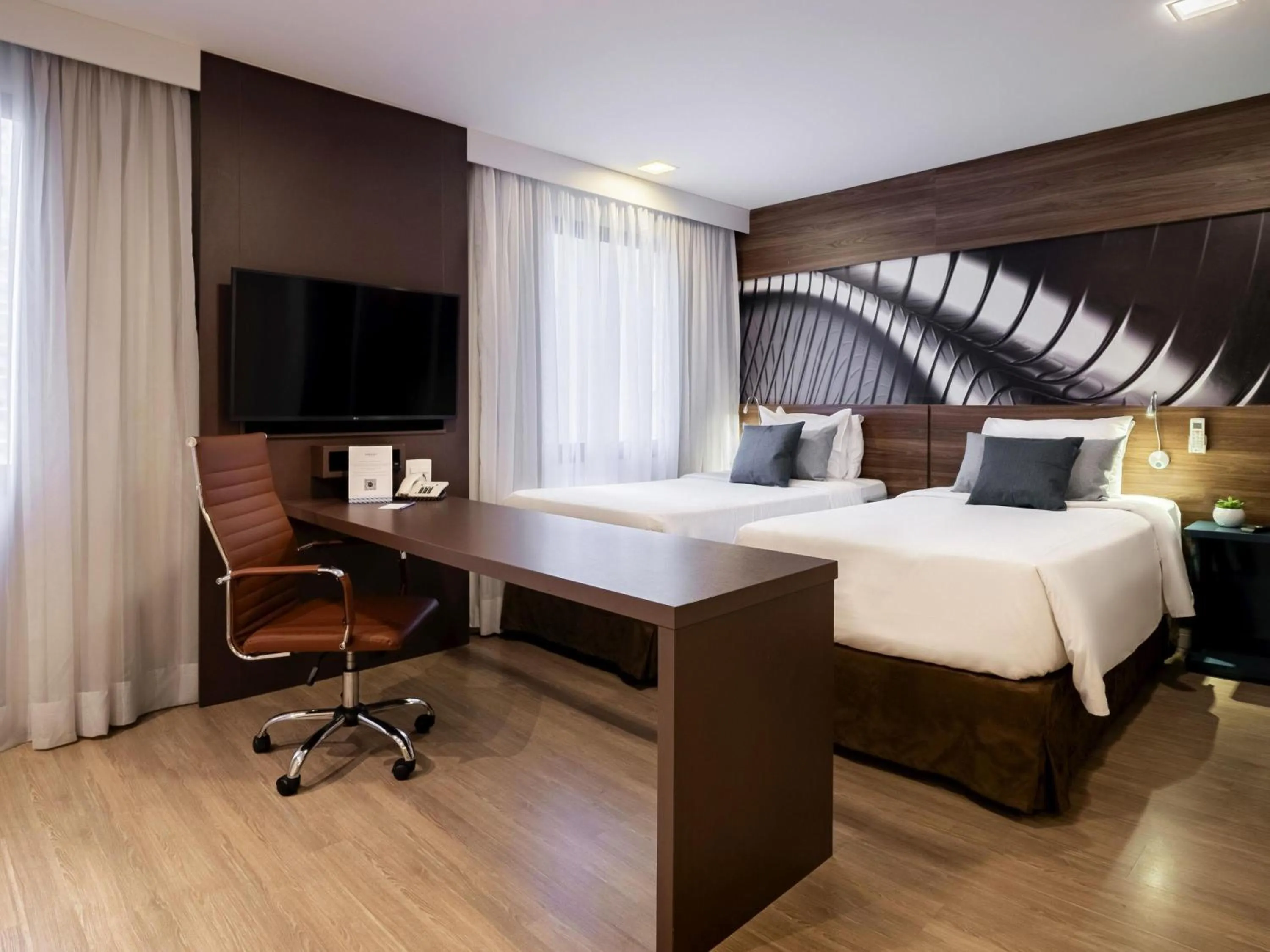 Bedroom, Bed in Mercure Sao Paulo Moema Times Square