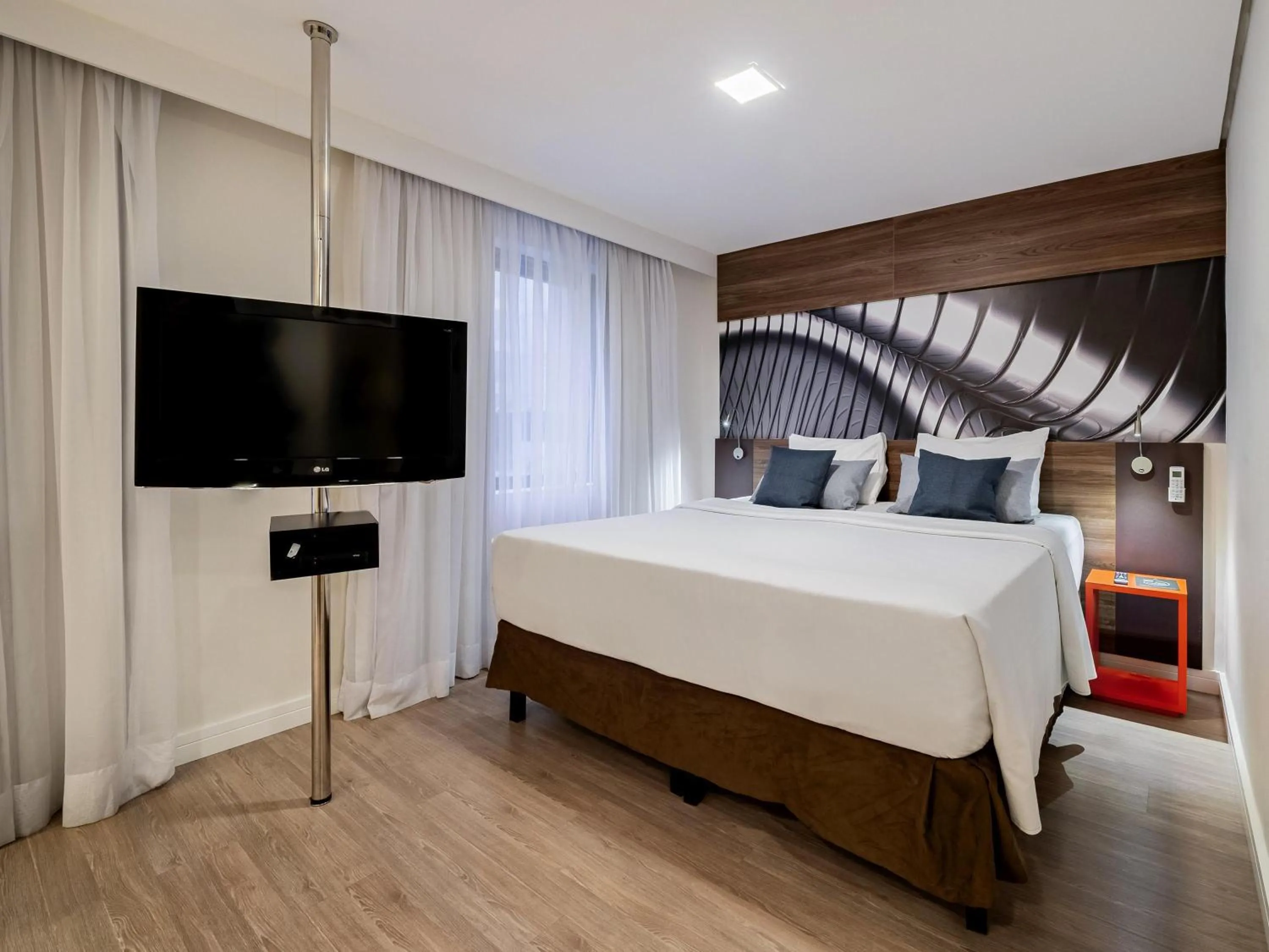 Bedroom, Bed in Mercure Sao Paulo Moema Times Square