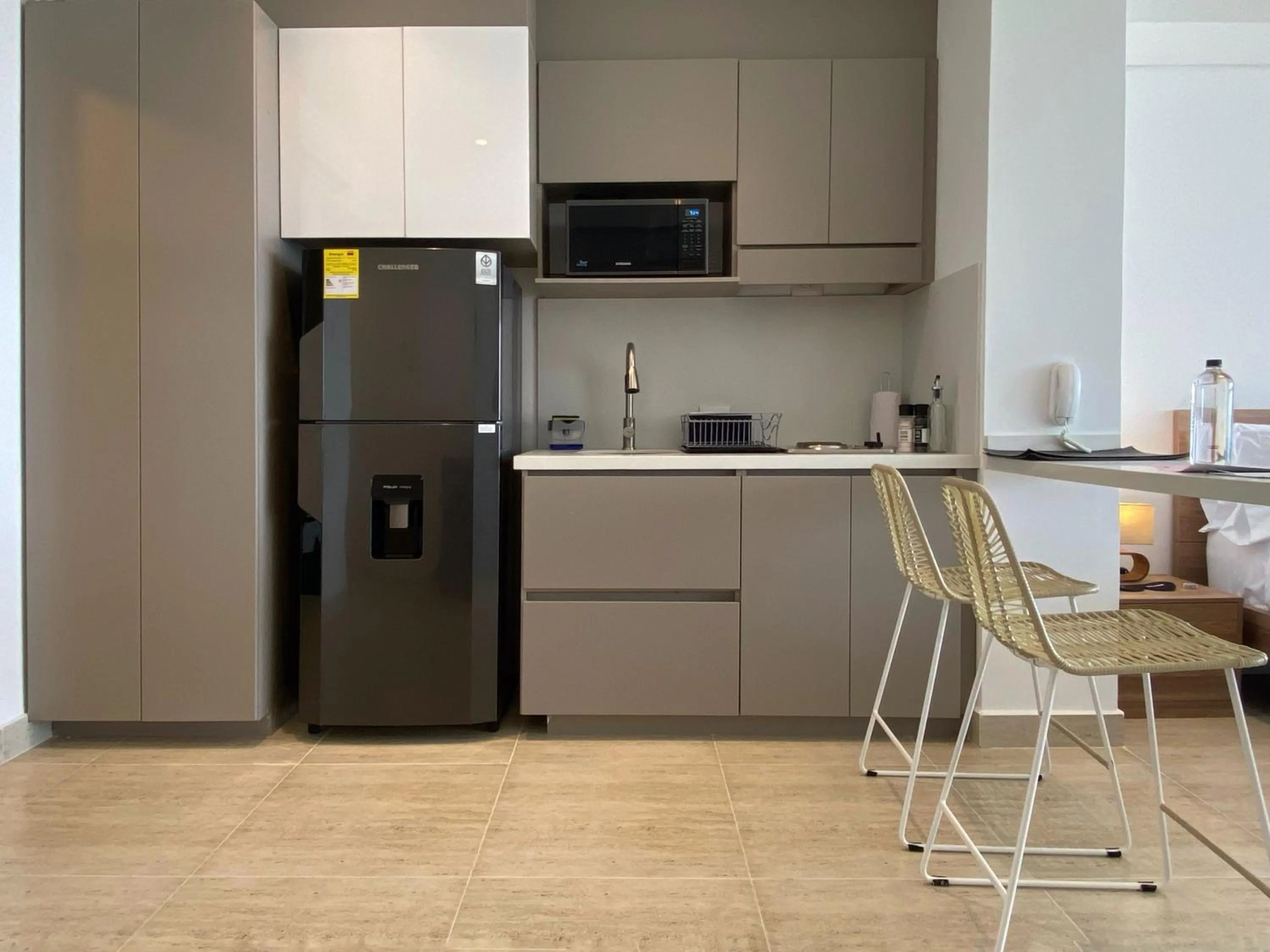 Kitchen or kitchenette in Wynwood Cartagena Beach