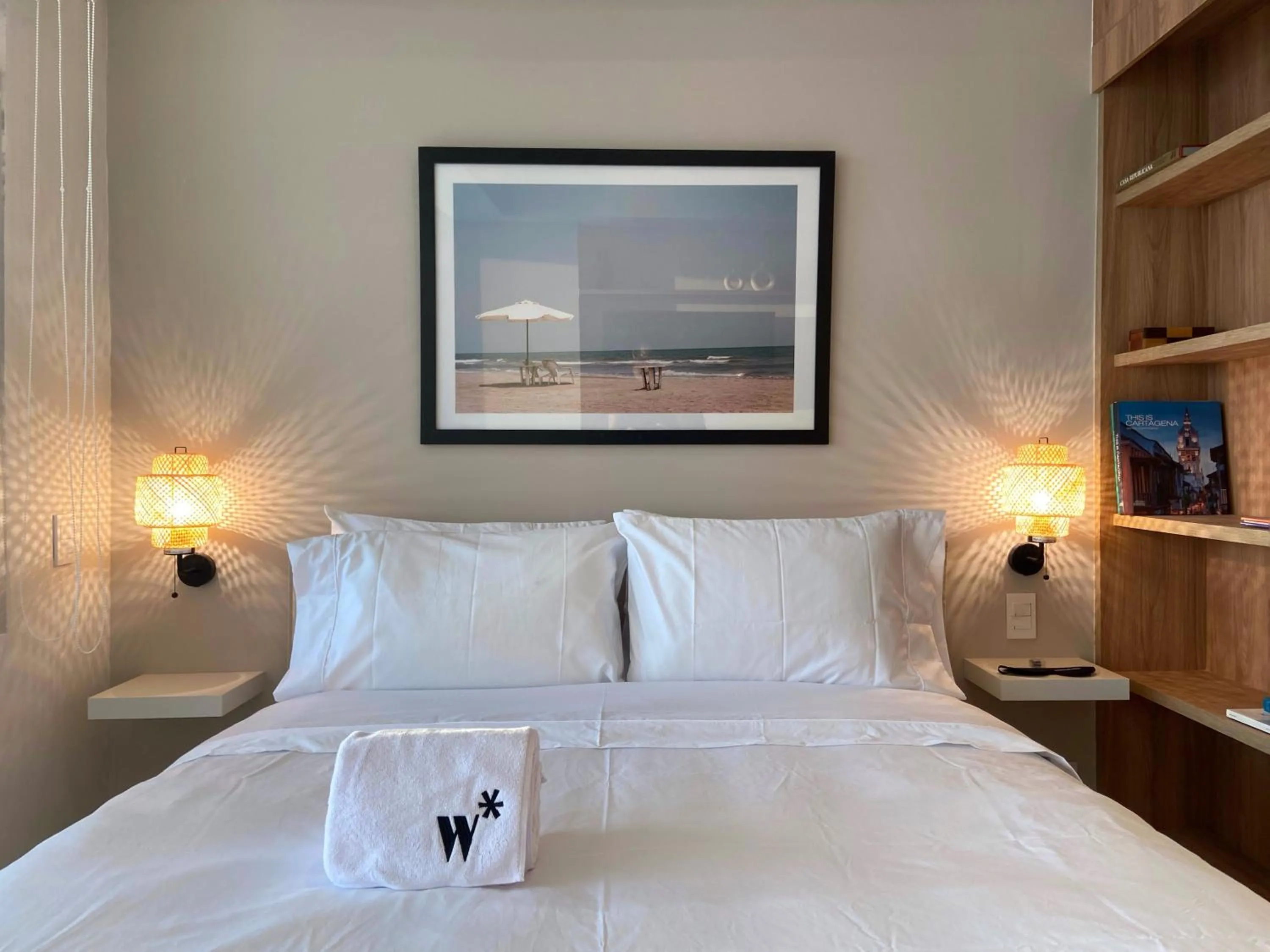 Bedroom, Bed in Wynwood Cartagena Beach