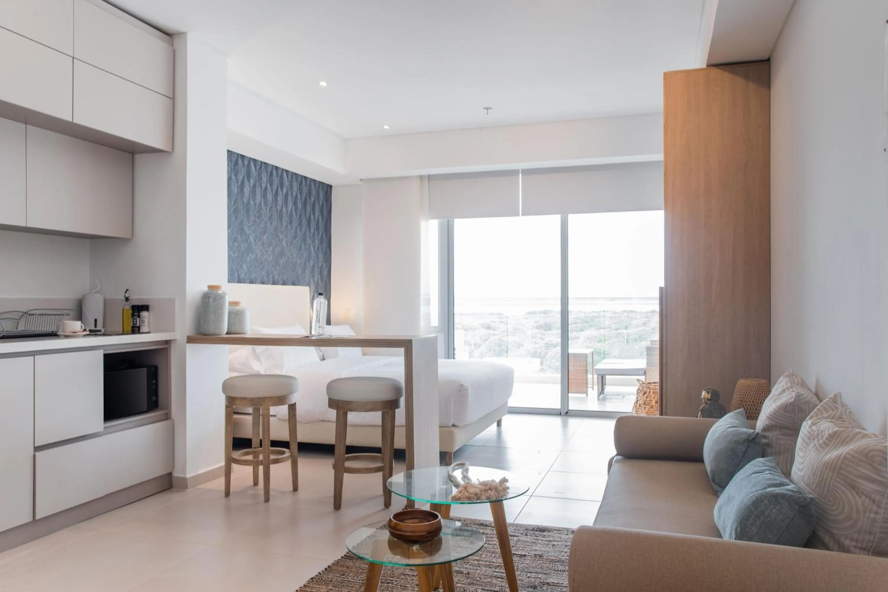 Kitchen or kitchenette in Wynwood Cartagena Beach