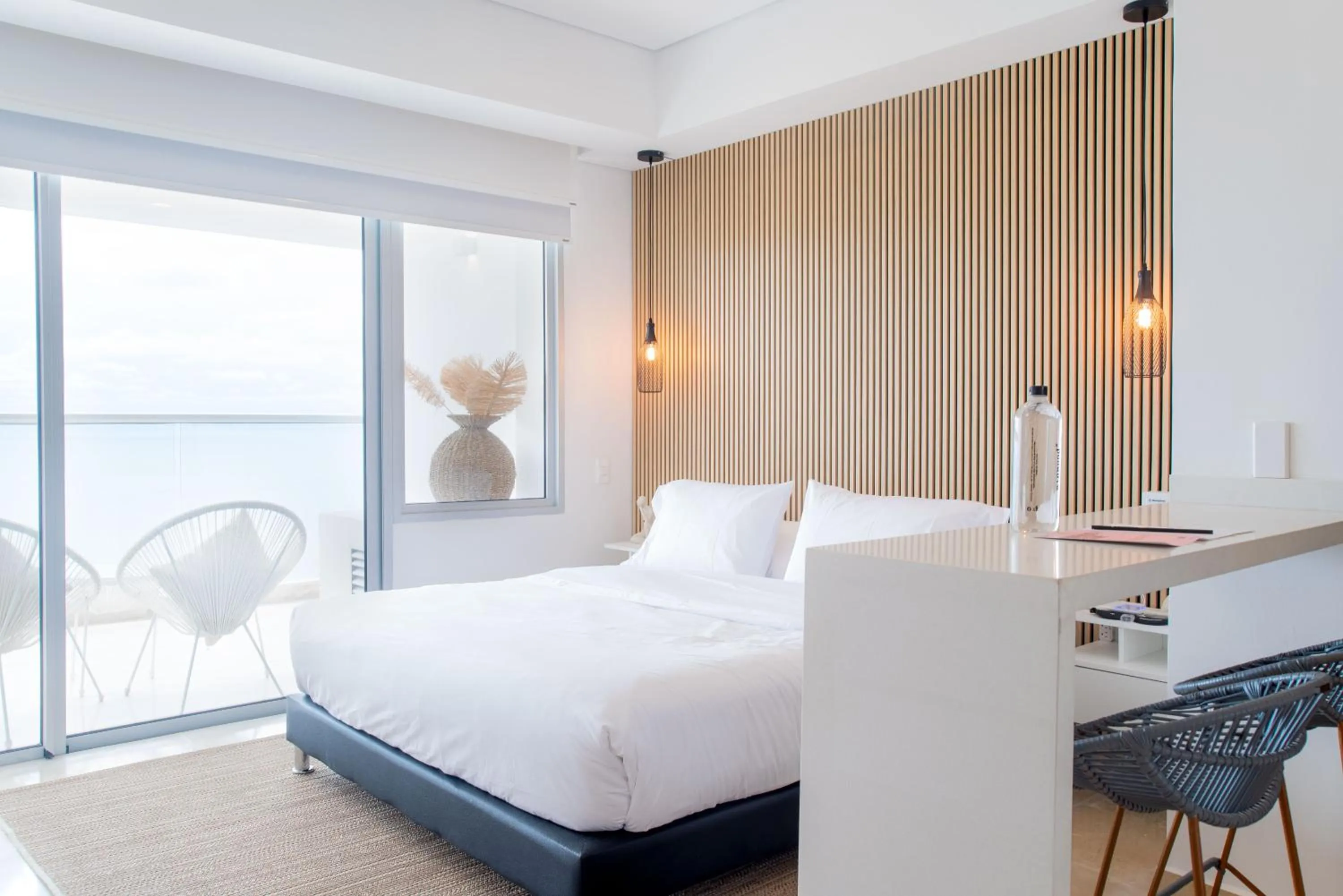 Bedroom, Bed in Wynwood Cartagena Beach