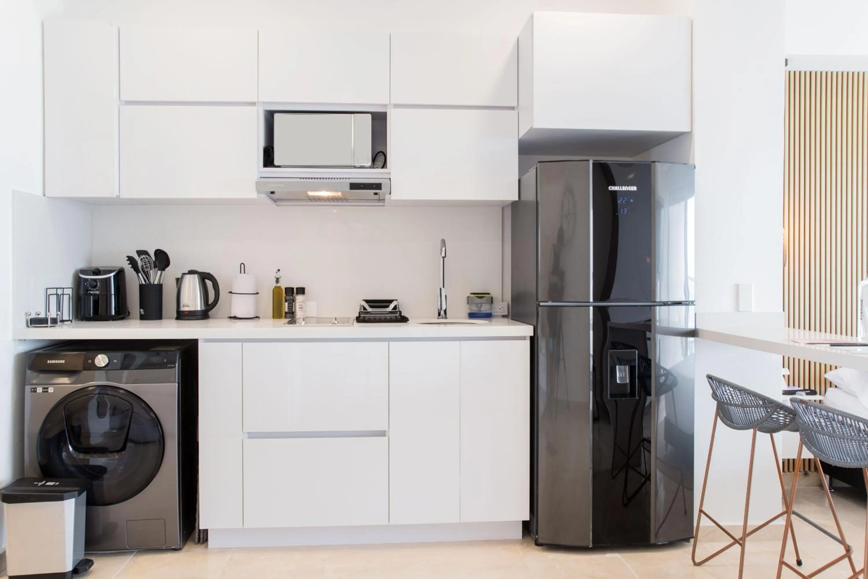 Kitchen or kitchenette in Wynwood Cartagena Beach