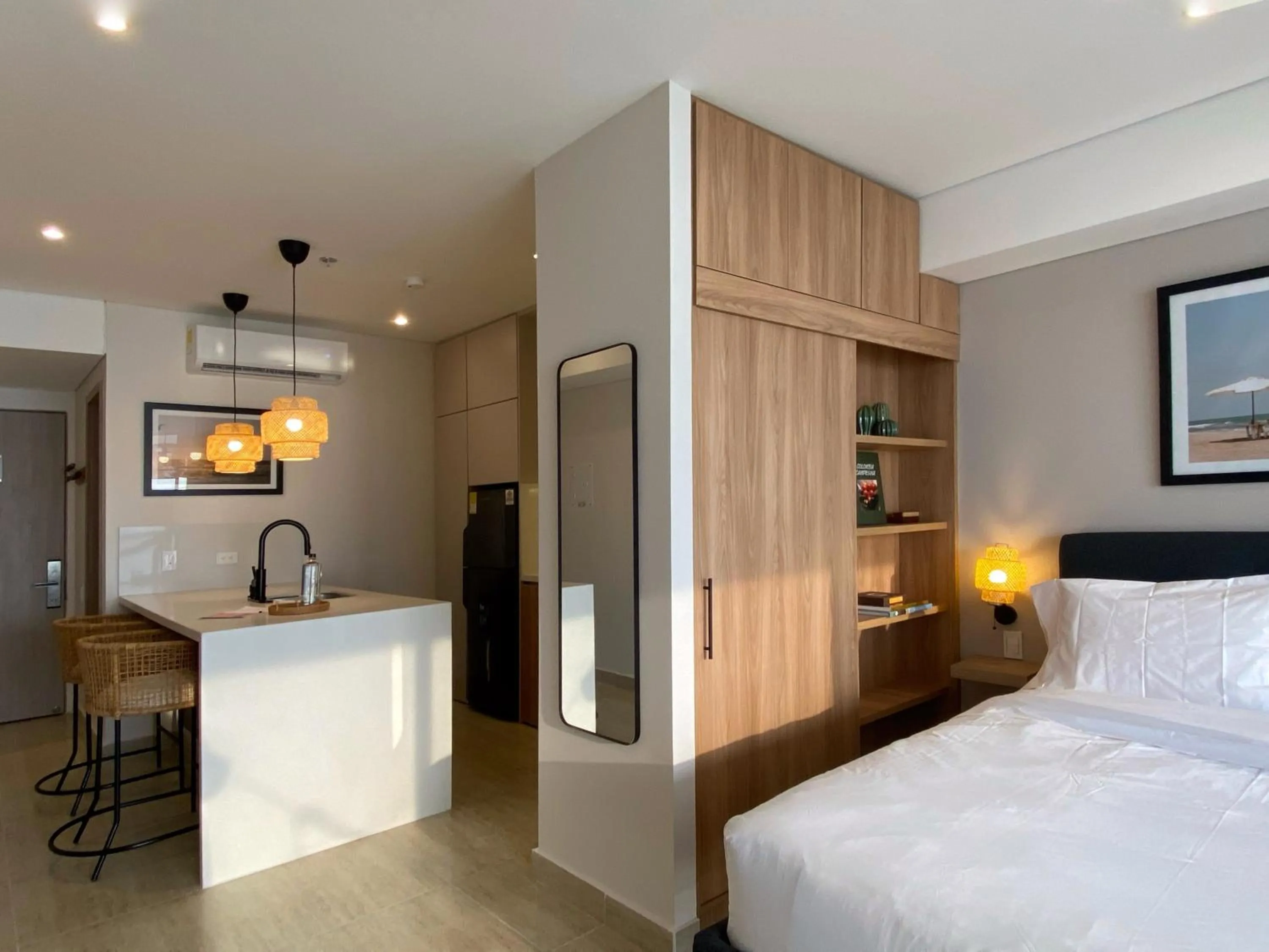 Bedroom, Bed in Wynwood Cartagena Beach