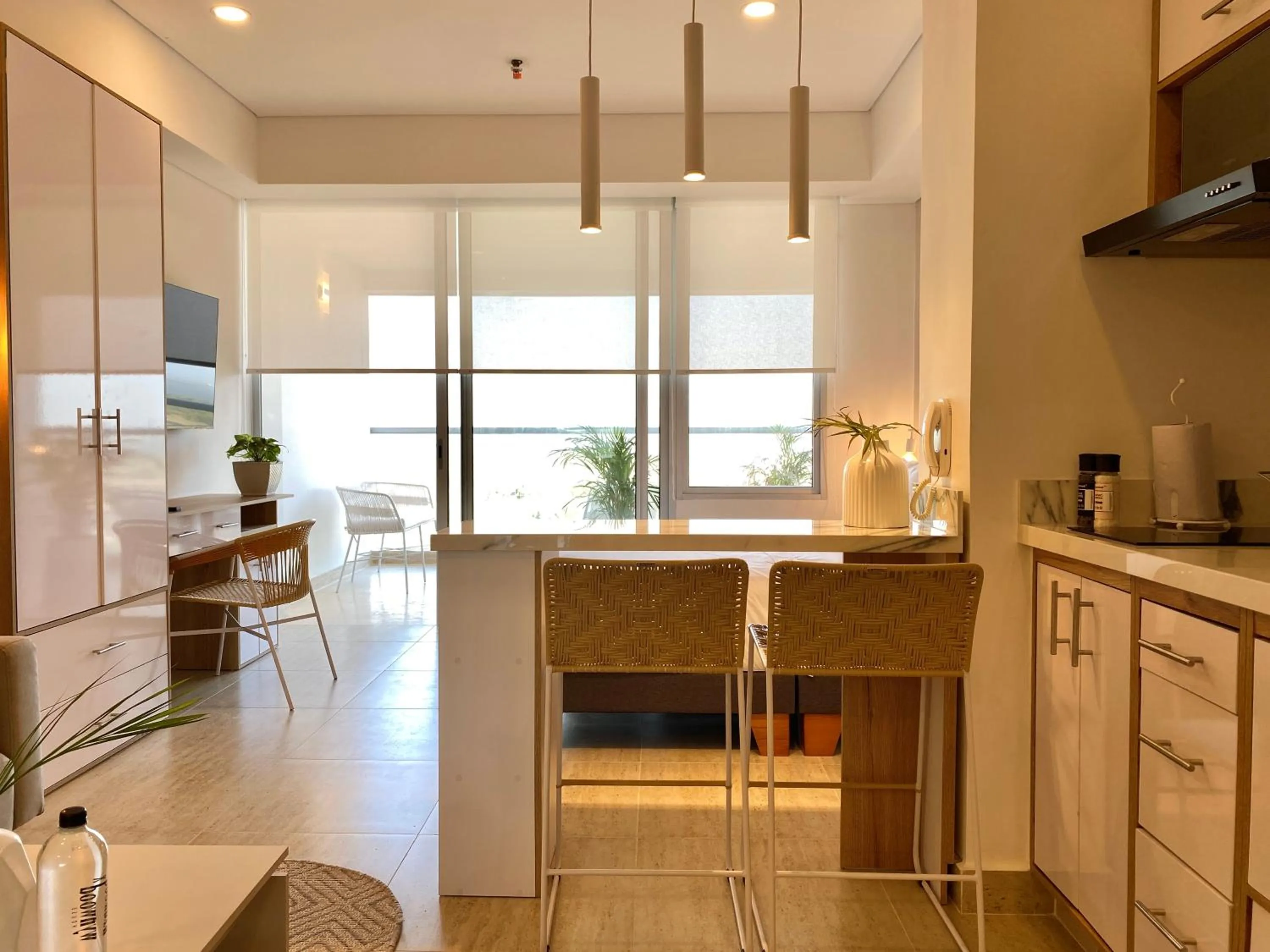 Kitchen or kitchenette in Wynwood Cartagena Beach