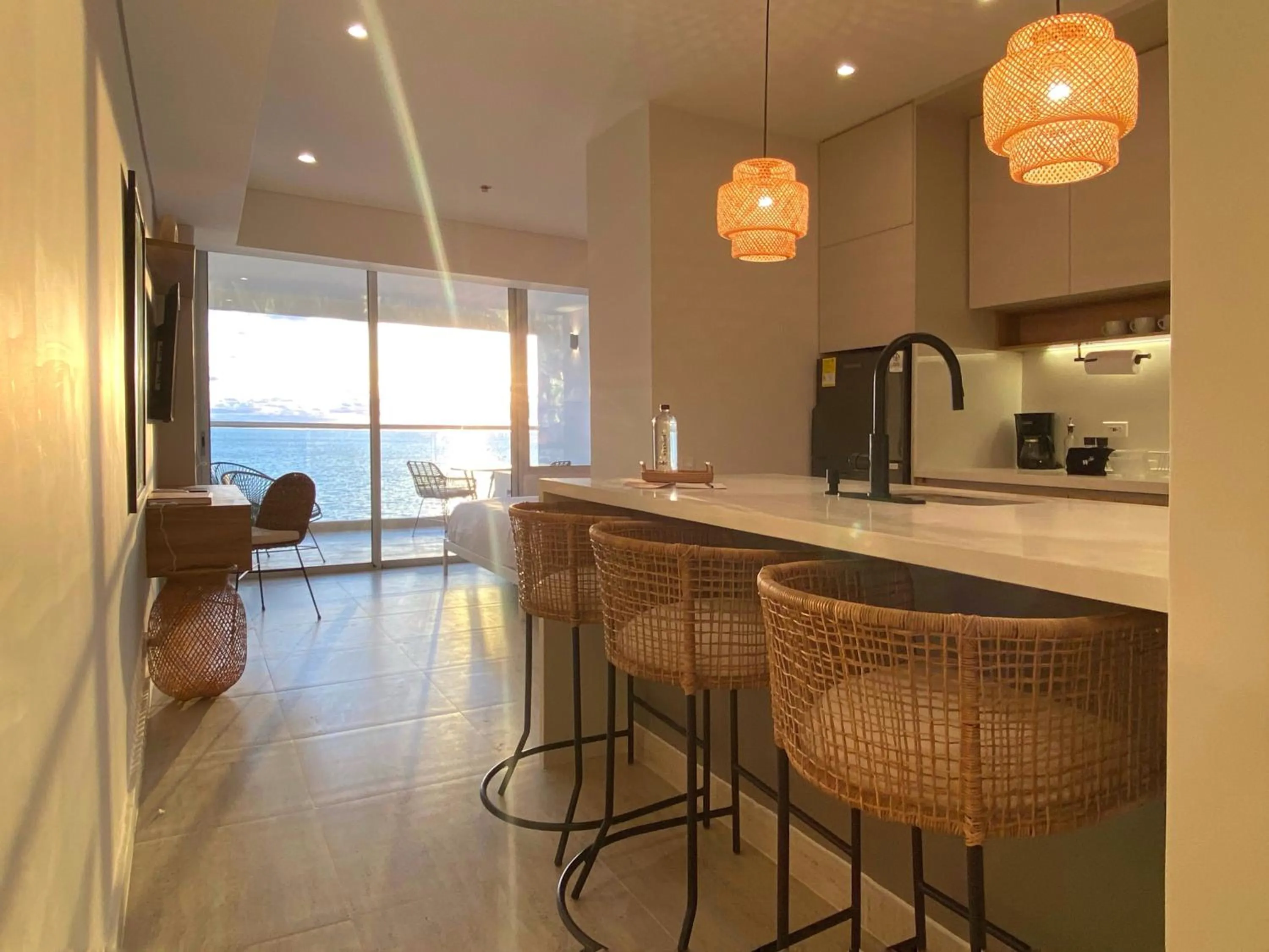 Kitchen or kitchenette in Wynwood Cartagena Beach