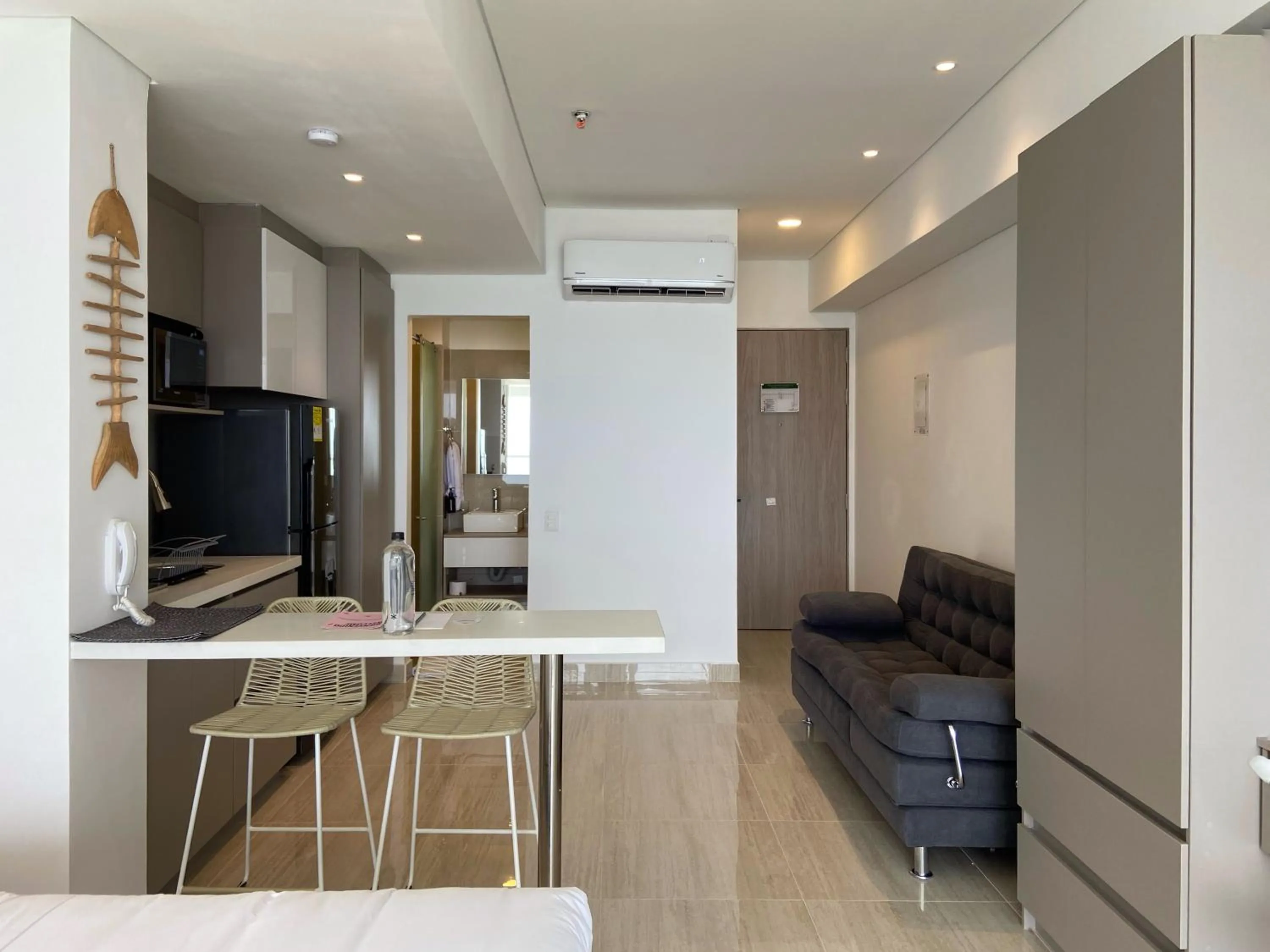 Kitchen or kitchenette in Wynwood Cartagena Beach