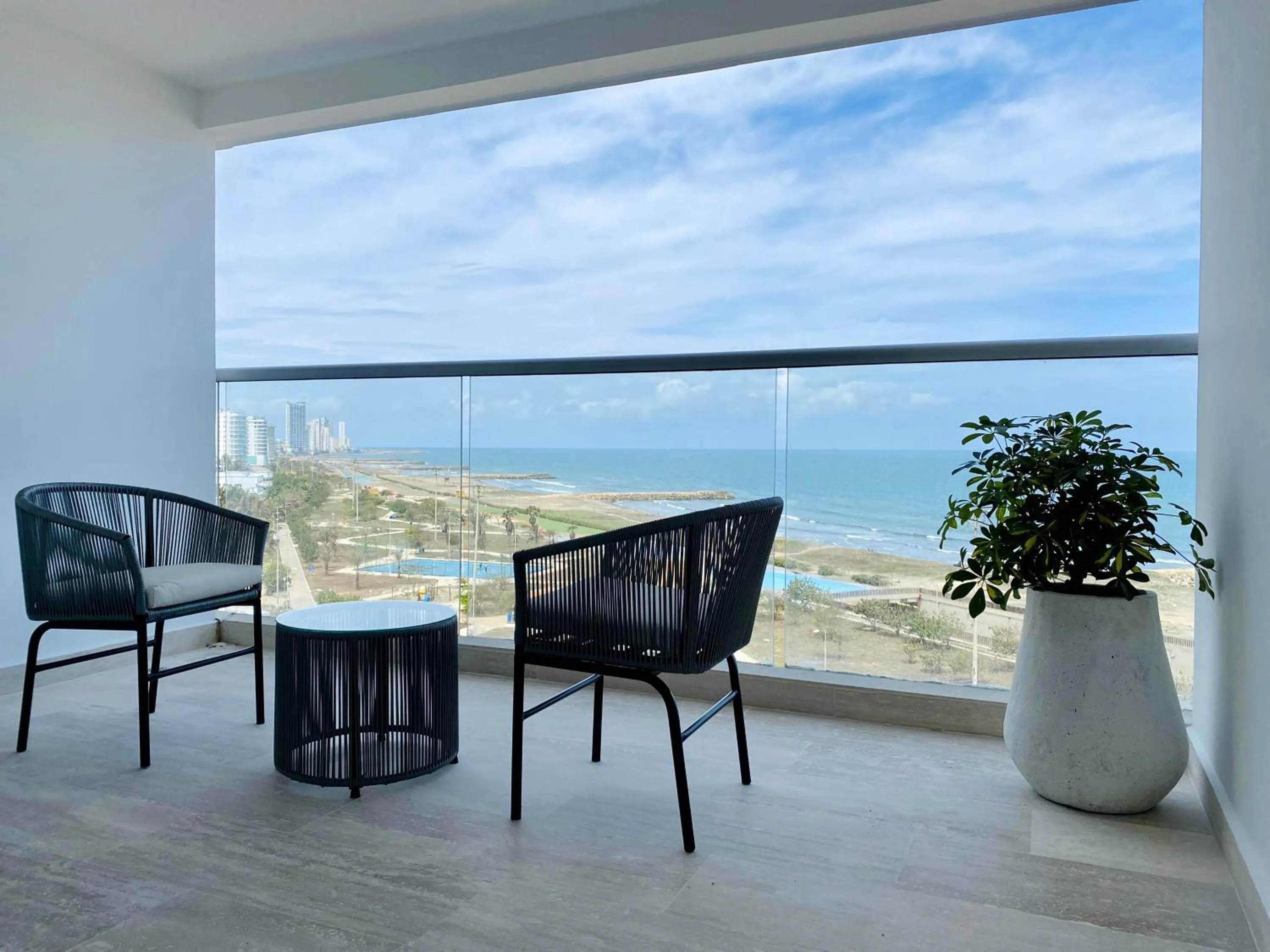 Balcony/Terrace in Wynwood Cartagena Beach
