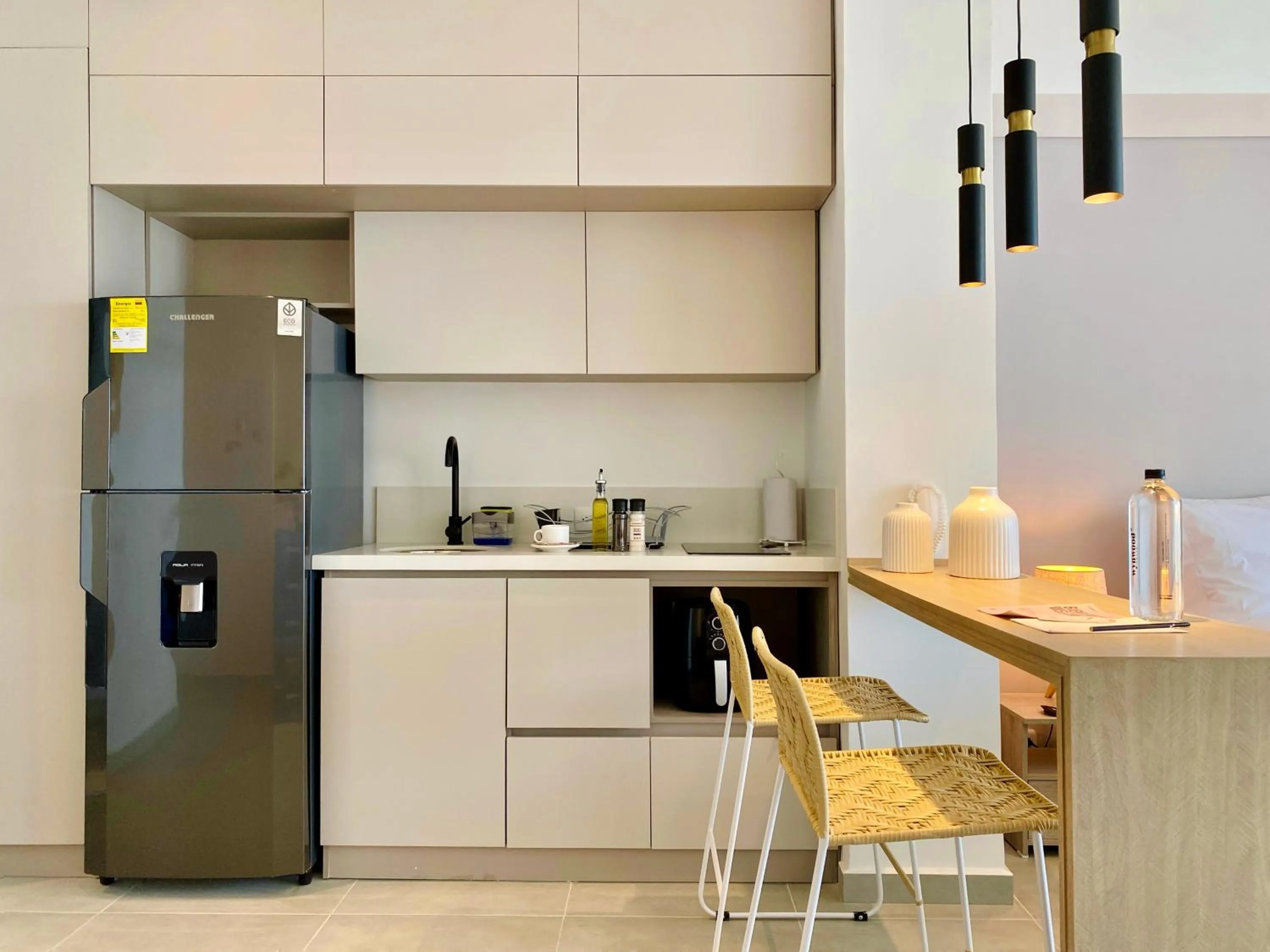 Kitchen or kitchenette in Wynwood Cartagena Beach