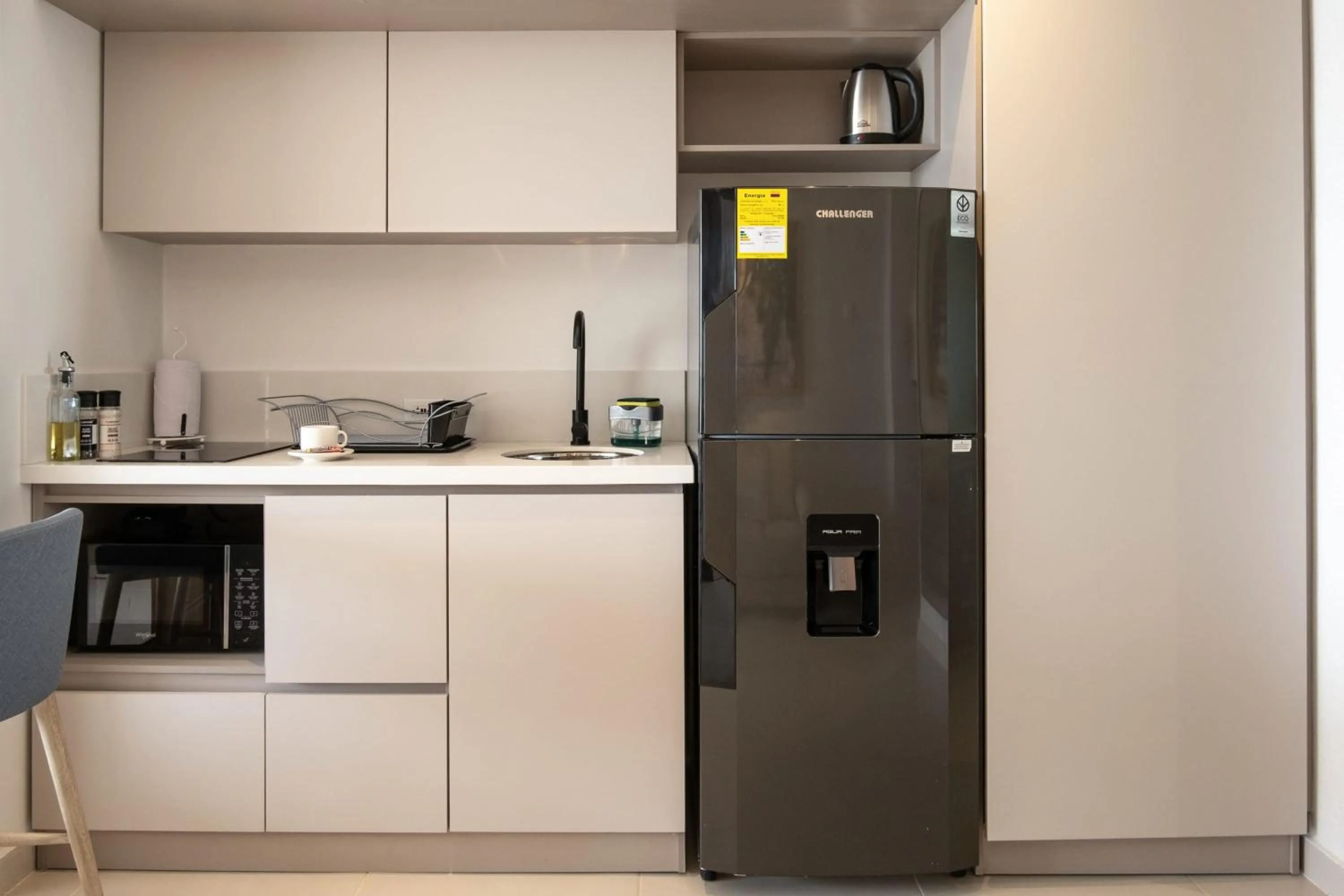 Kitchen or kitchenette in Wynwood Cartagena Beach