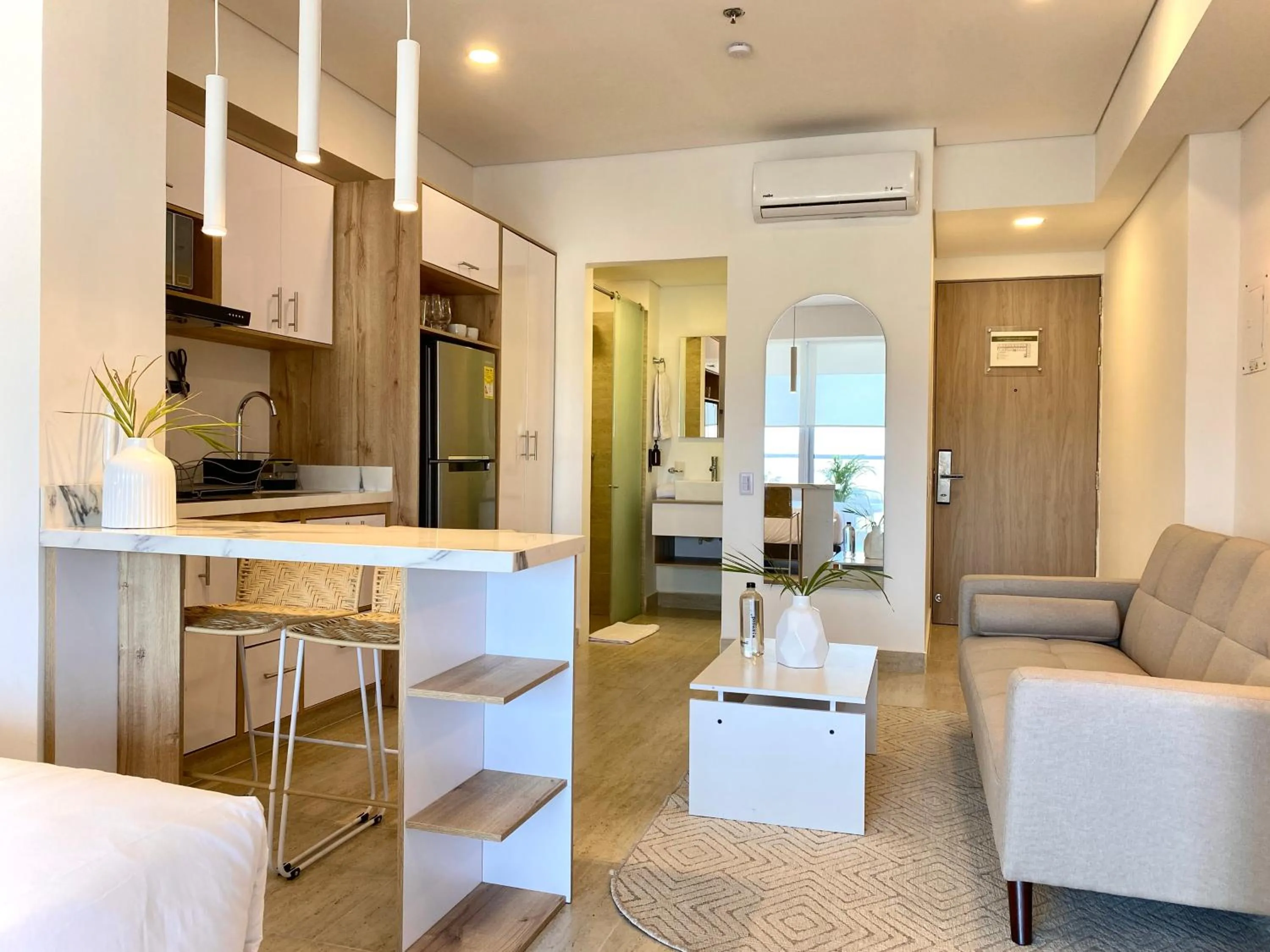 Kitchen or kitchenette in Wynwood Cartagena Beach
