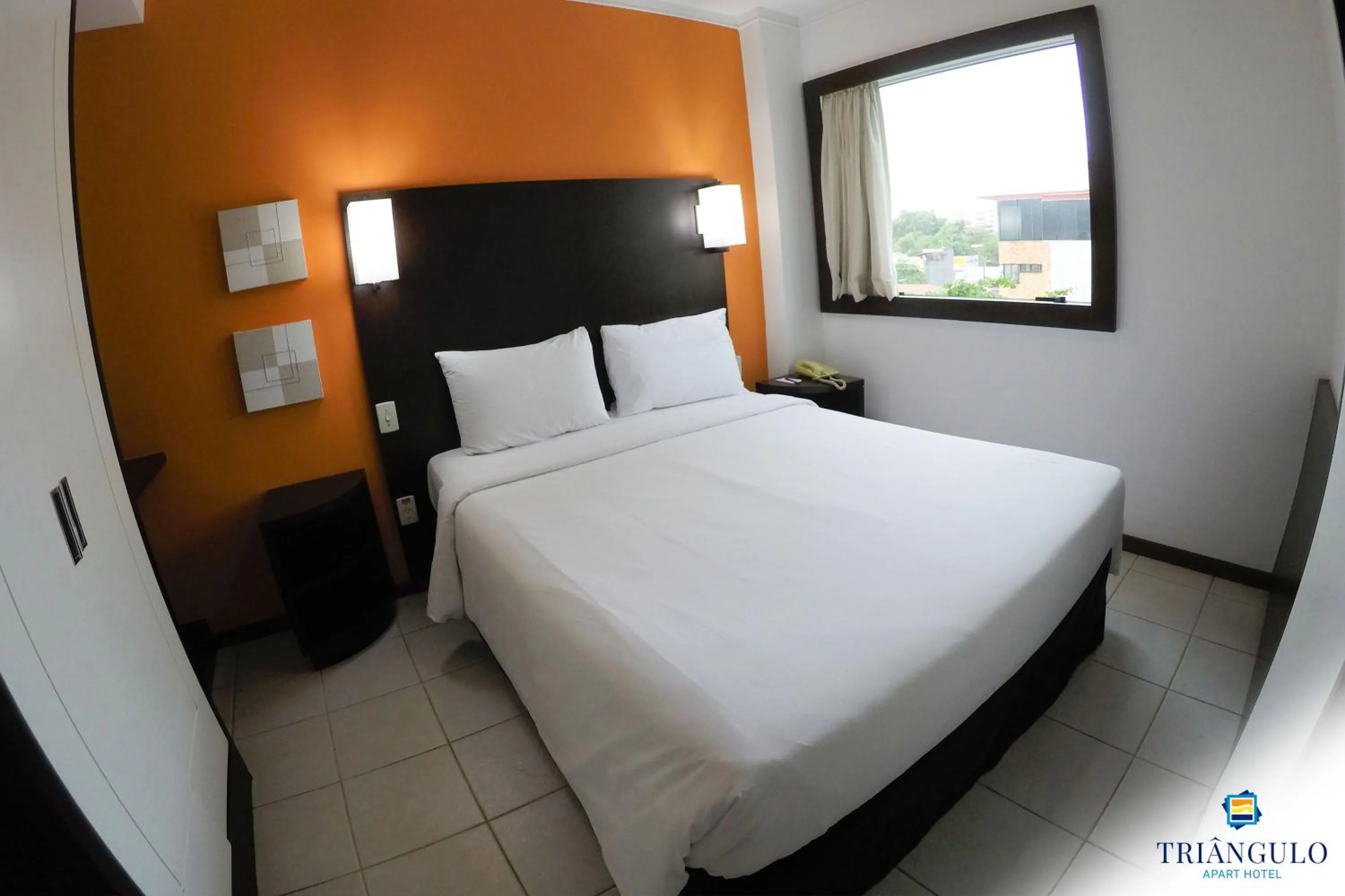 Bedroom, Bed in Triângulo Apart Hotel