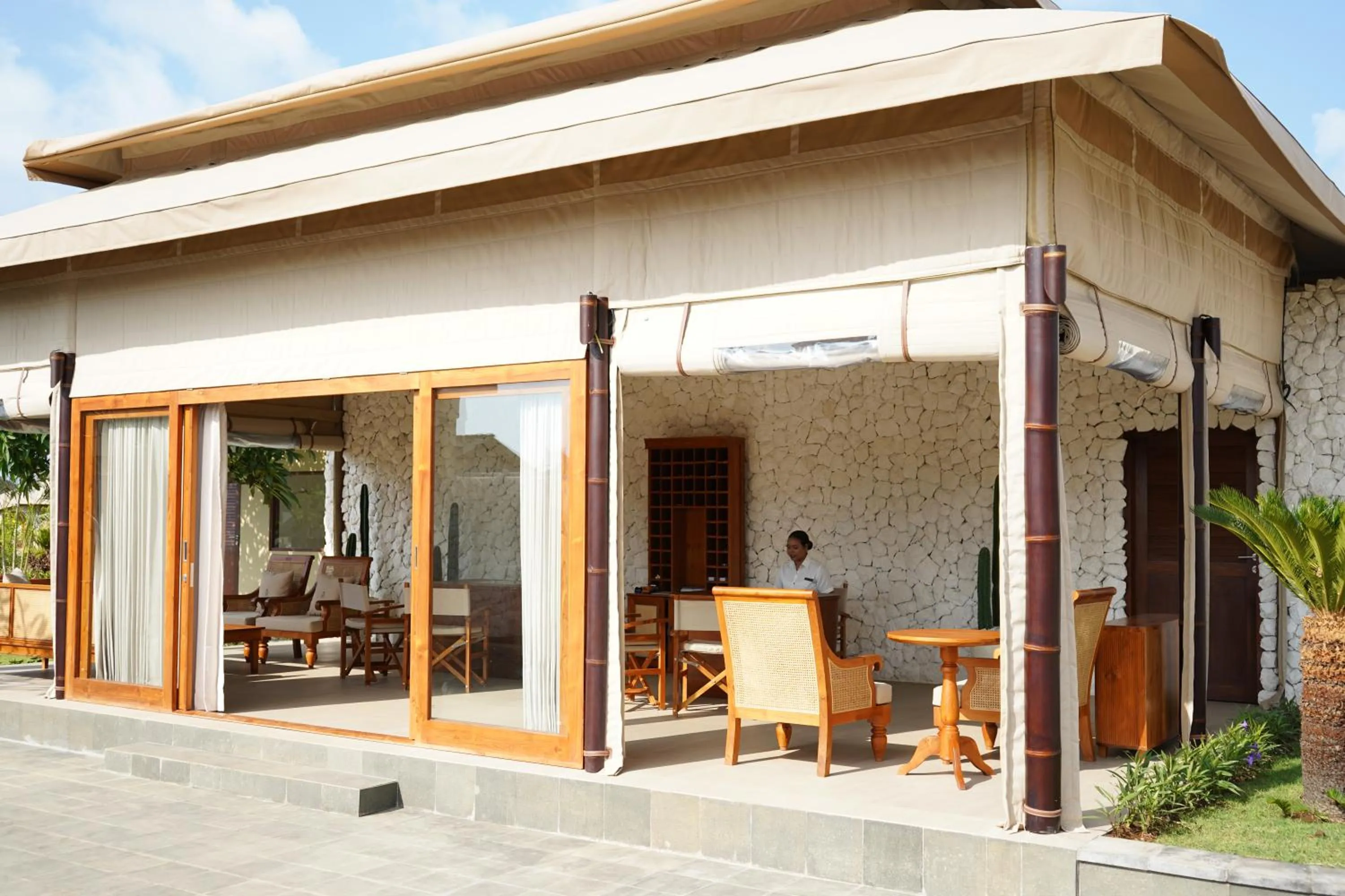 Lobby or reception in Glamp Nusa