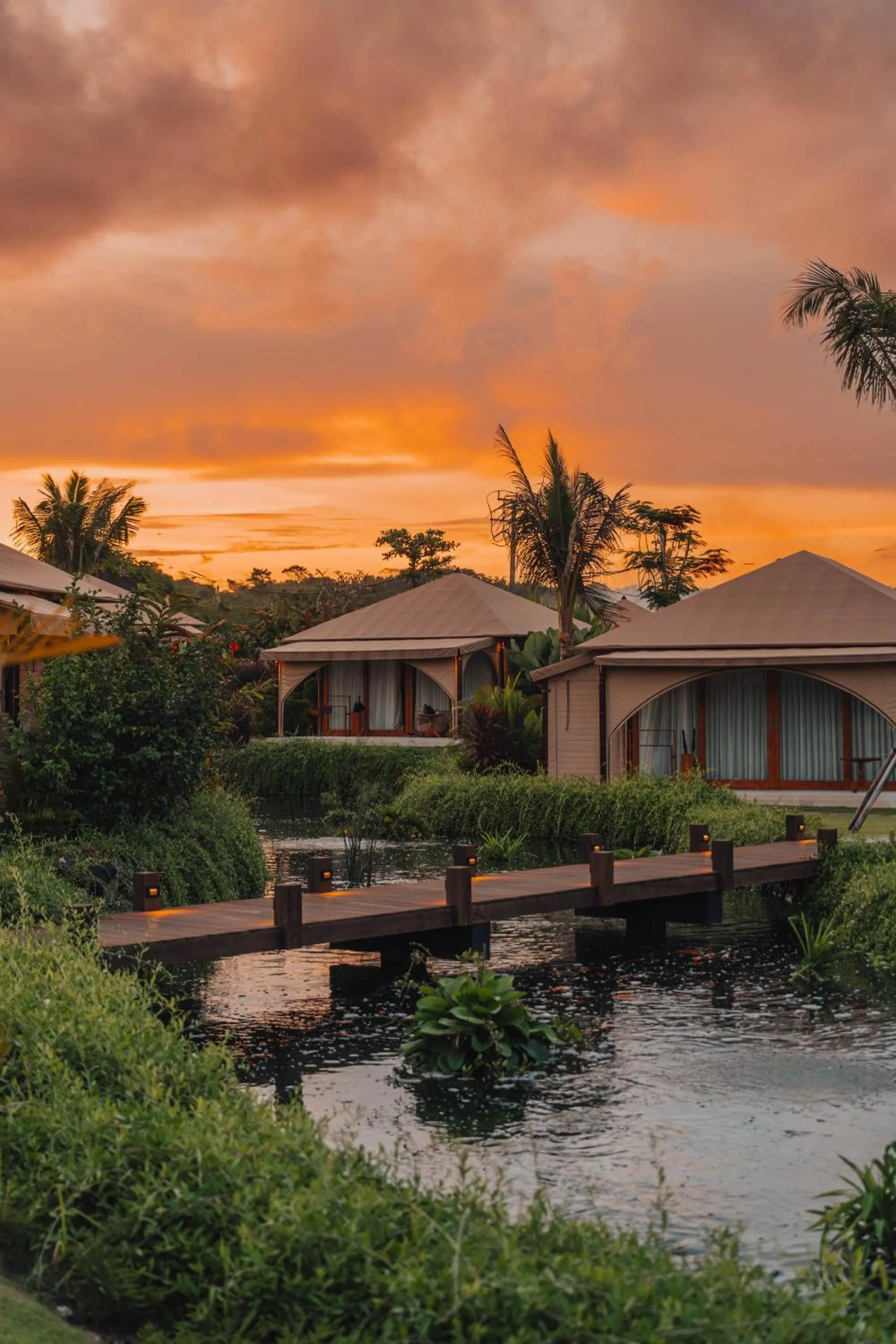 Lake view in Glamp Nusa