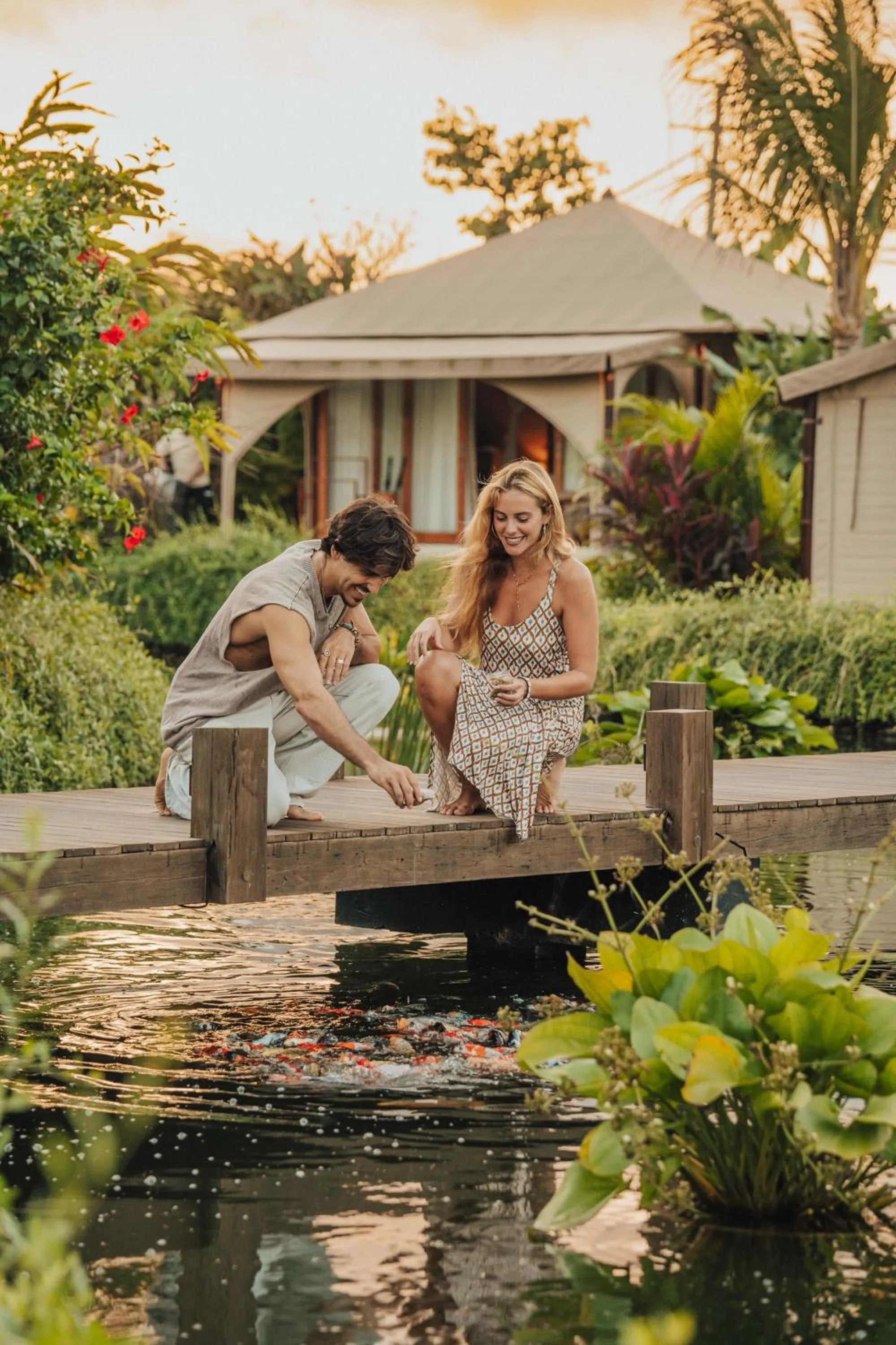 Lake view in Glamp Nusa