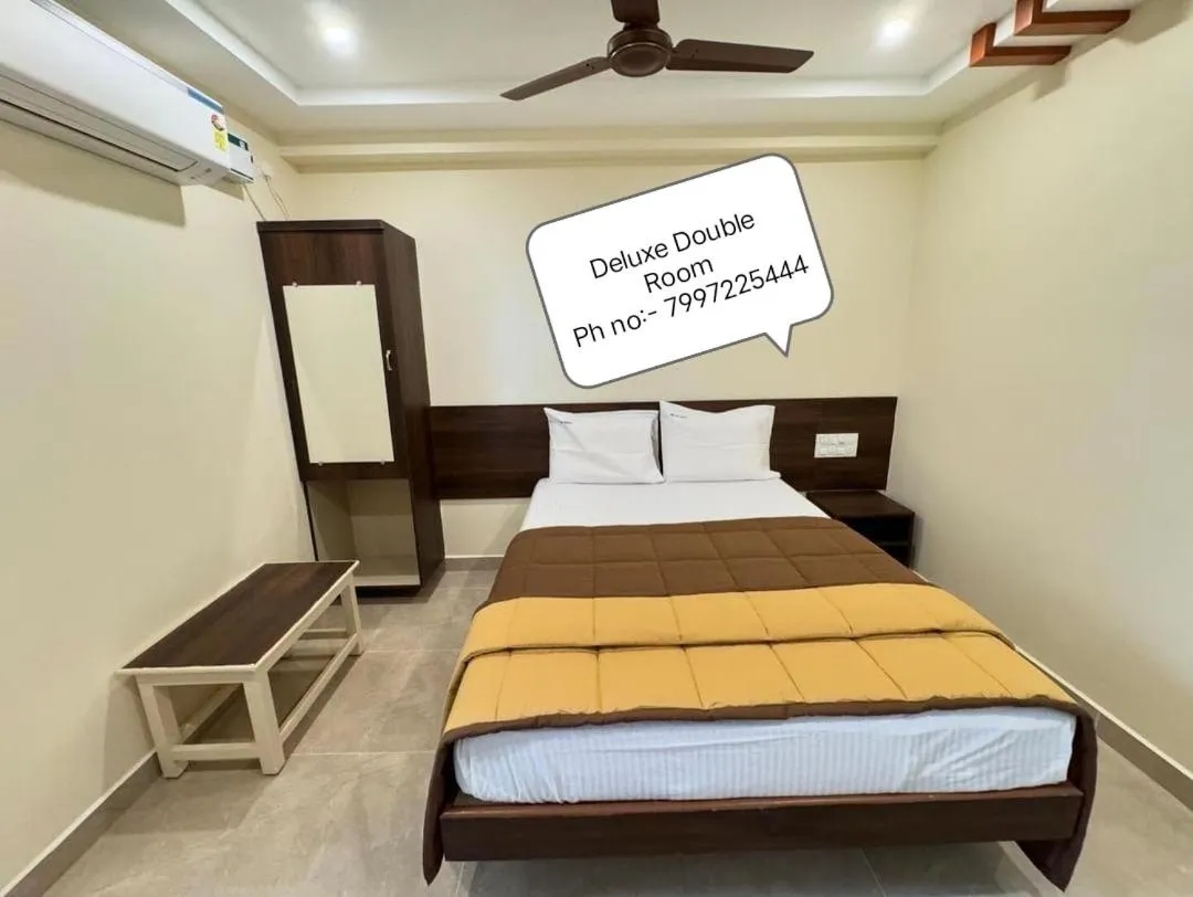 air conditioner, Bed in HOTEL DKR GRAND